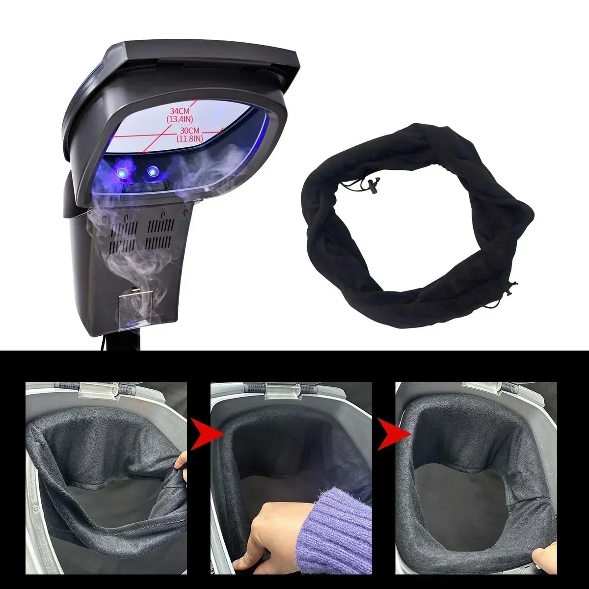 Hair Salon Professional O3 Ozone Micro Mist Hair Steamer Accelerator Color Processor Hair Care
