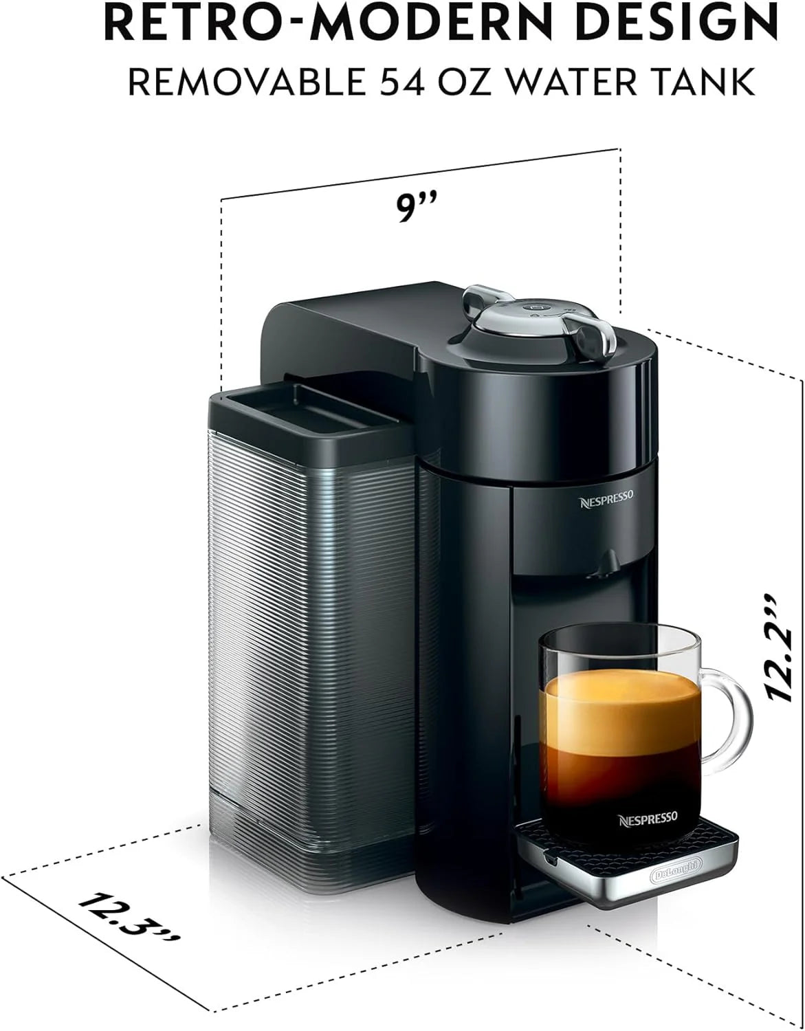 Nespresso De'Longhi Vertuo Coffee and Espresso Machine