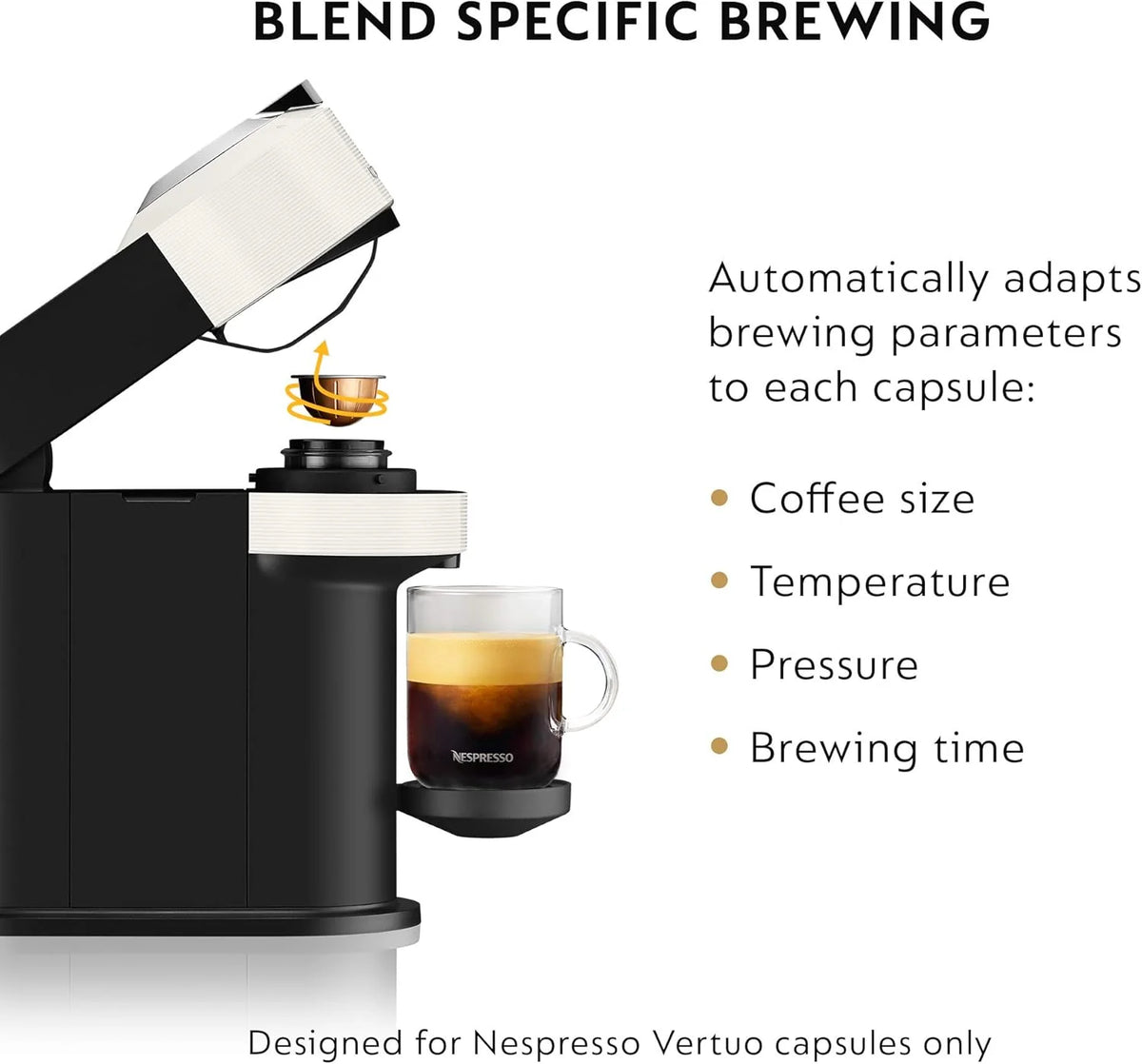 Nespresso Vertuo Next by De��Longhi White Coffee & Espresso Machine