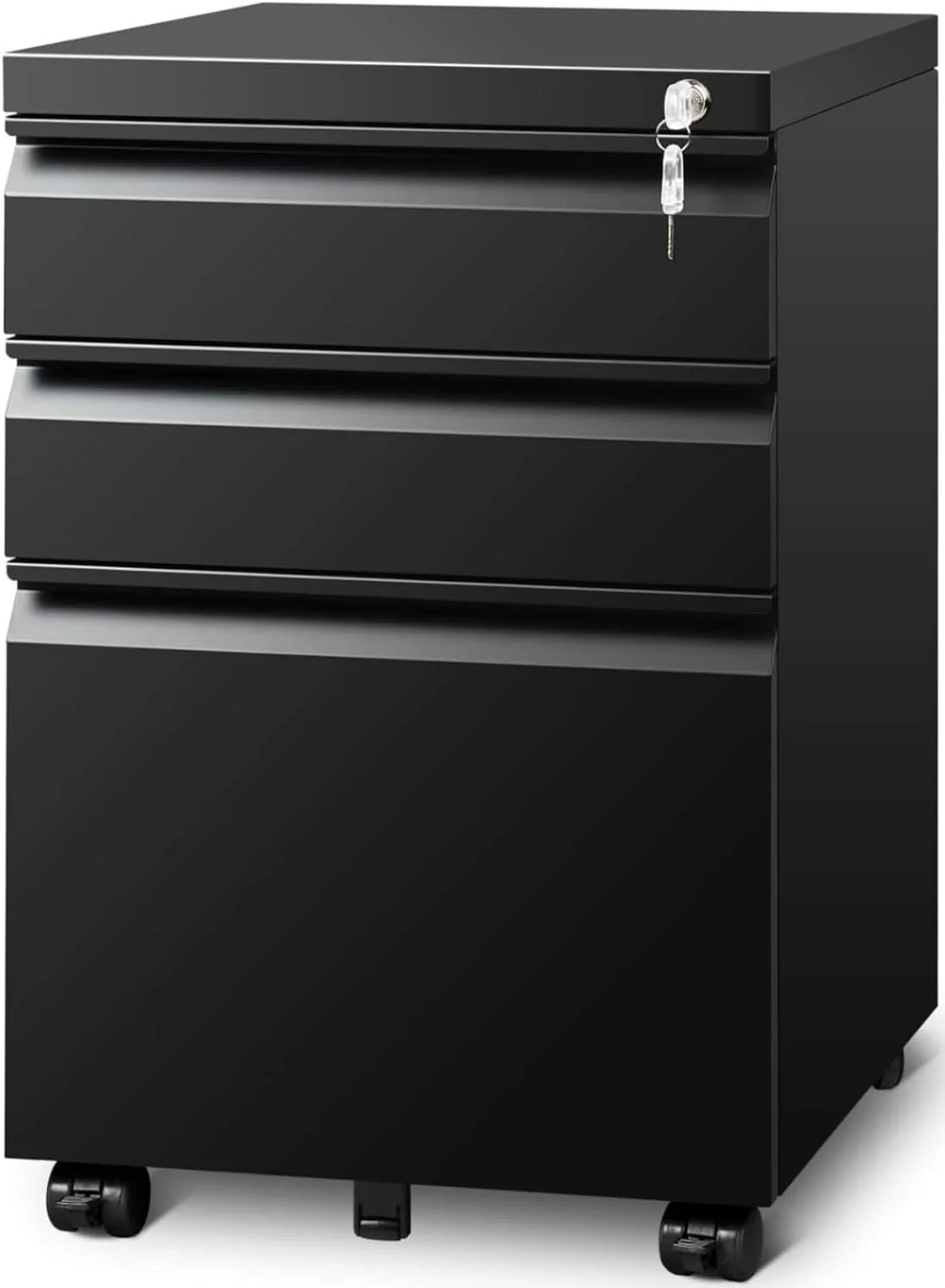 Metal Storage Cabinet with Adjustable Shelves, Garage Storage Cabinets with Doors