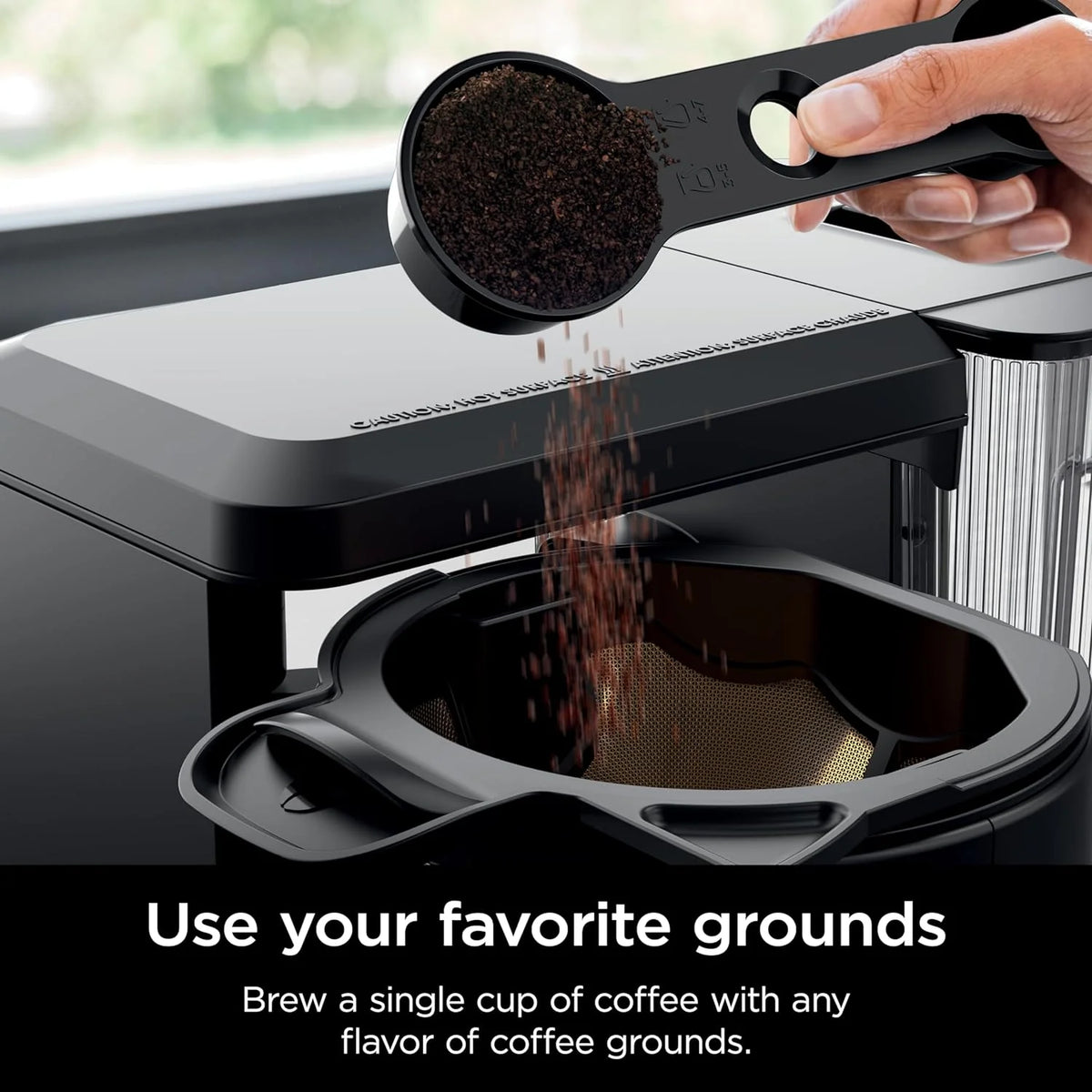 Extra Large Hot and Iced Coffee Maker with Fast Cold Brew, 4 Brewing Methods, 8 Sizes (Small to Travel), Single-Cup Coffee Maker, 12-Cup Capacity