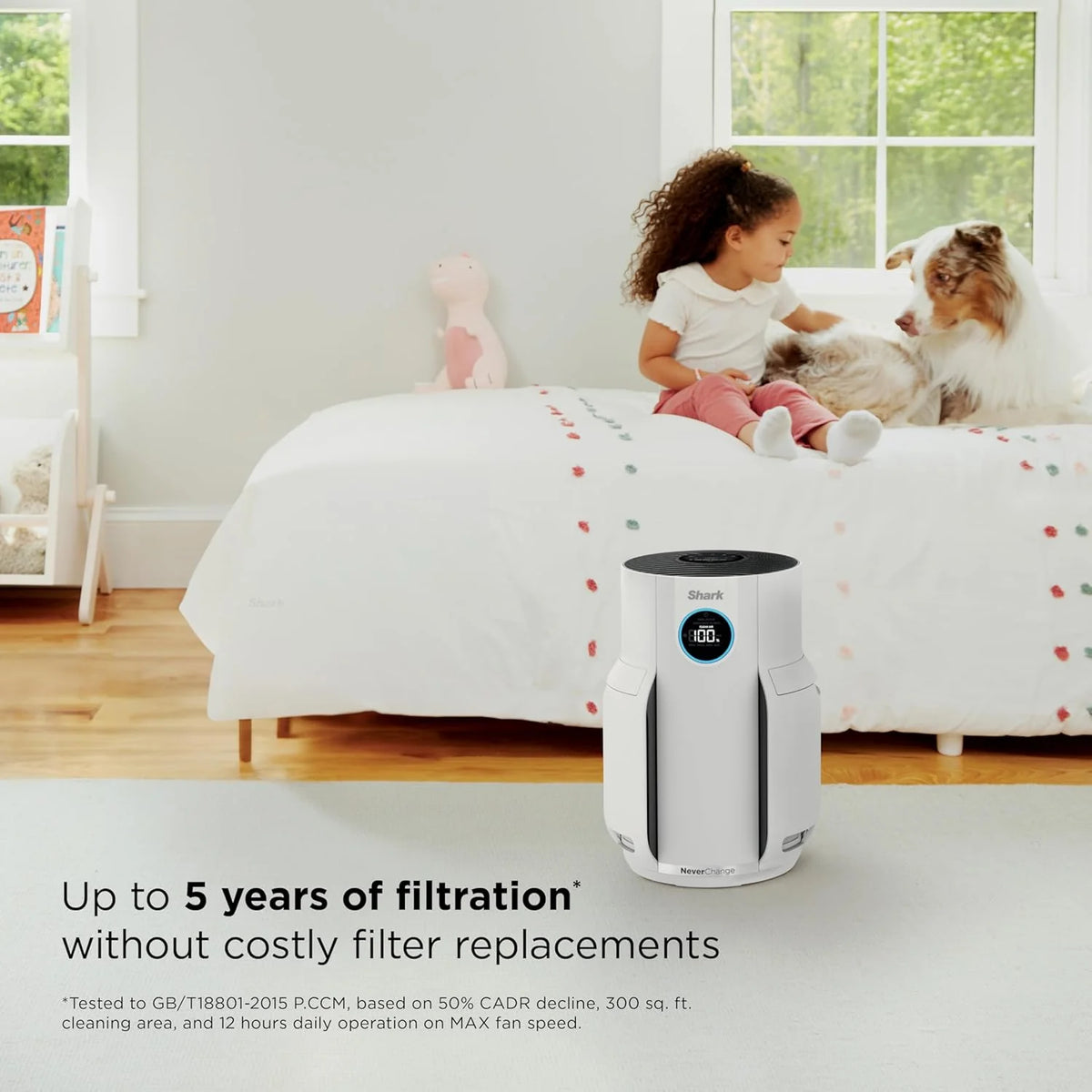 Air Purifier Compact Pro with Long-lasting HEPA Exceeding Filtration, For Pet Dander, Dust, Smoke, Allergens, Up to 250 sq. ft.