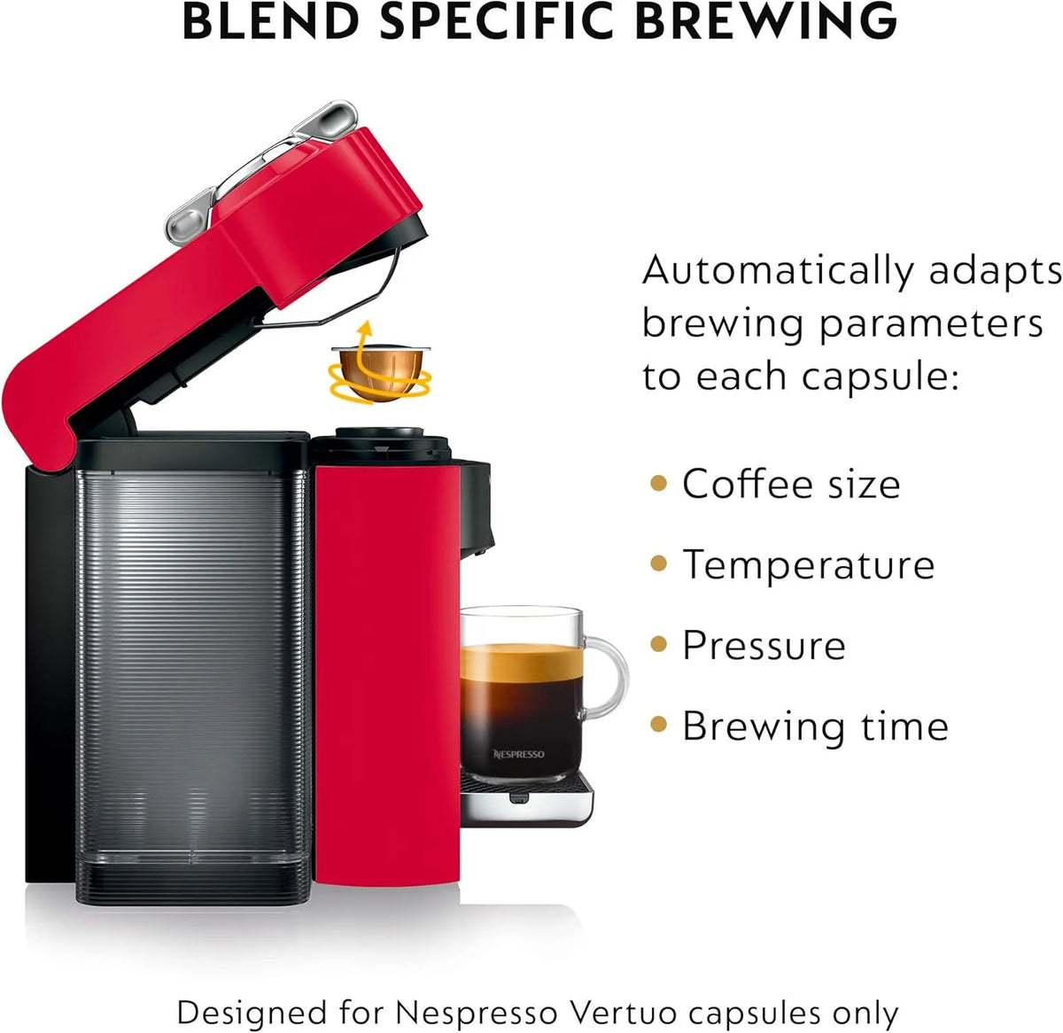 Nespresso De'Longhi Vertuo Single coffee and espresso makers