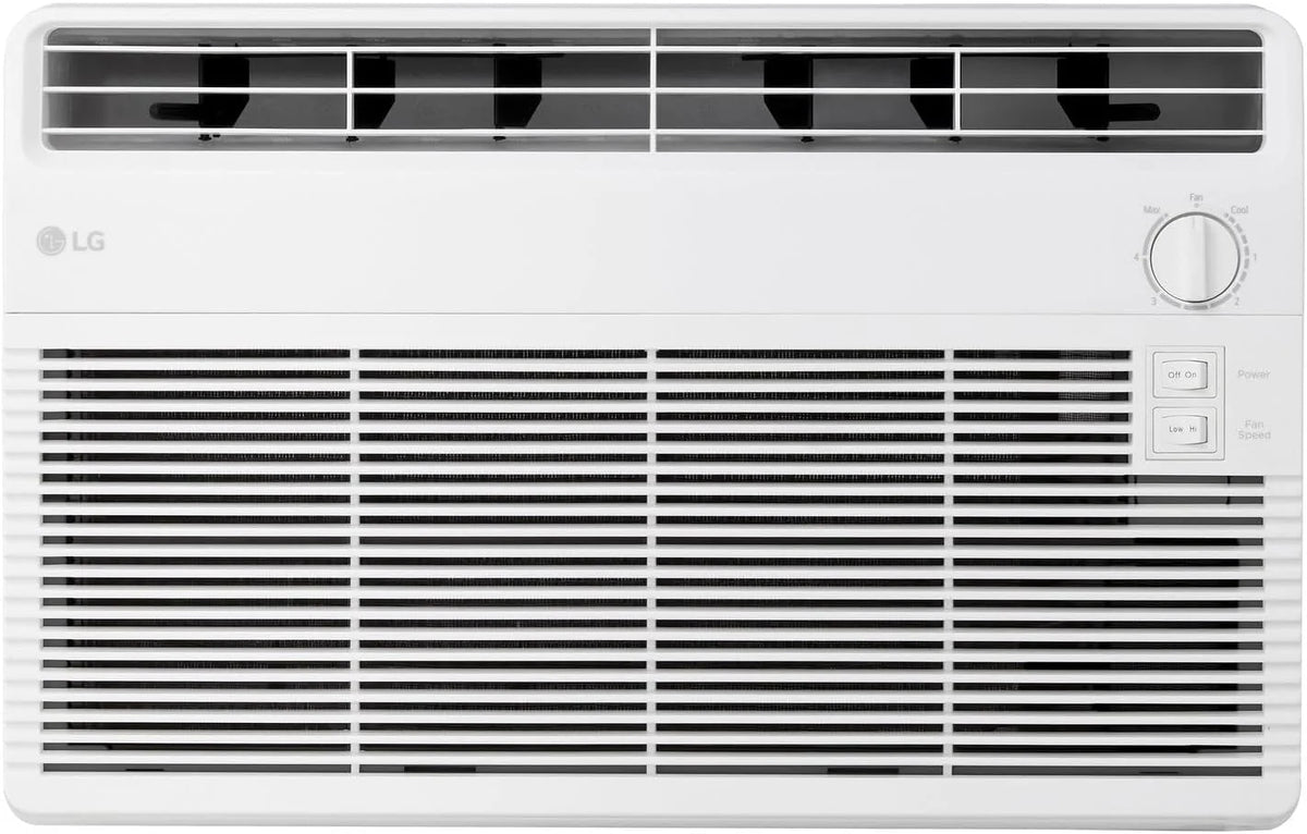 LG 6,000 BTU Window Air Conditioner, 115V, Cools 250 Sq.Ft. for Bedroom, Den