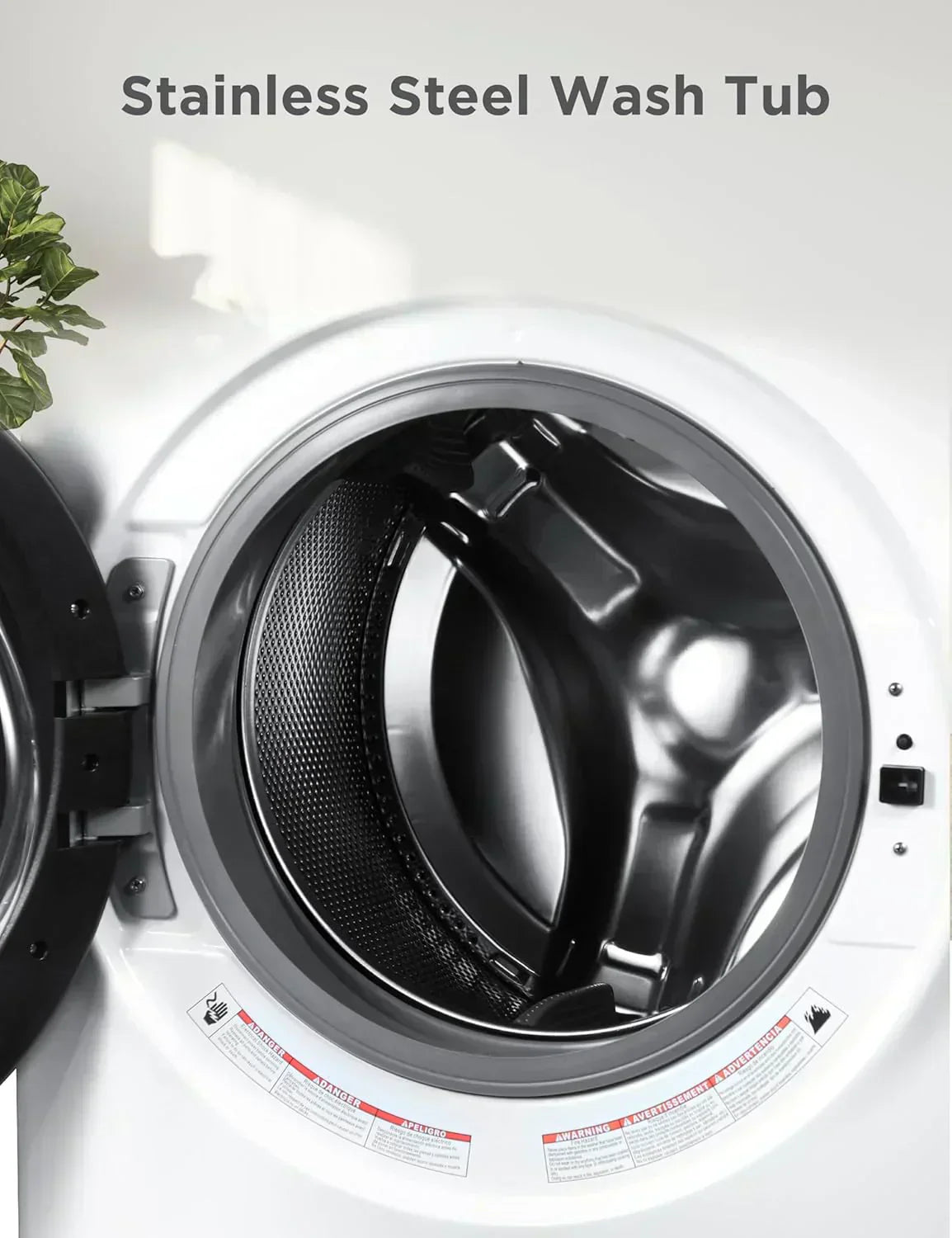 Portable Washer 6.6 lb. Capacity Washing Machine for Homes & Apartments 5 Wash Cycles