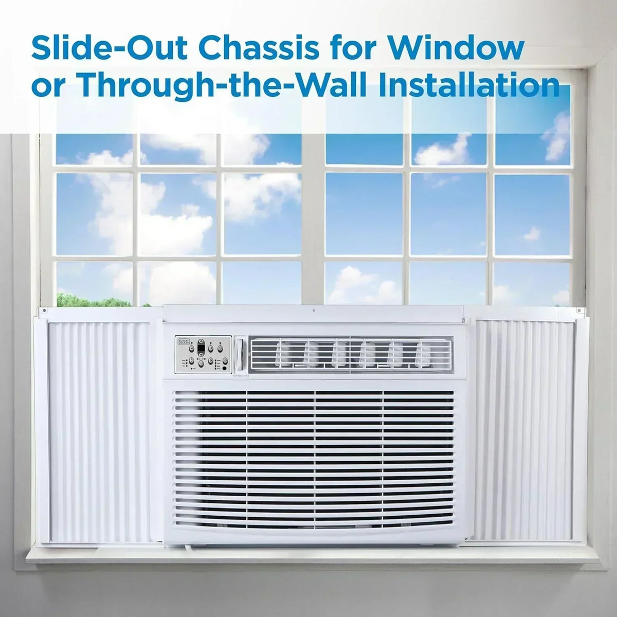 BLACK+DECKER Window Air Conditioner 5000 BTU Cools Up to 150 Square Feet AC Mechanical Controls