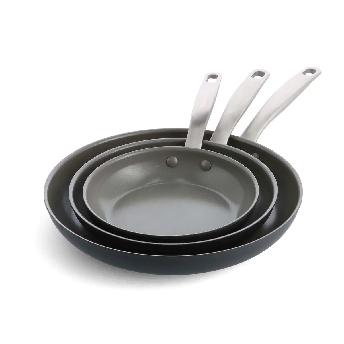 Hard Anodized Healthy Ceramic Nonstick 10 Piece Cookware Pots and Pans Set