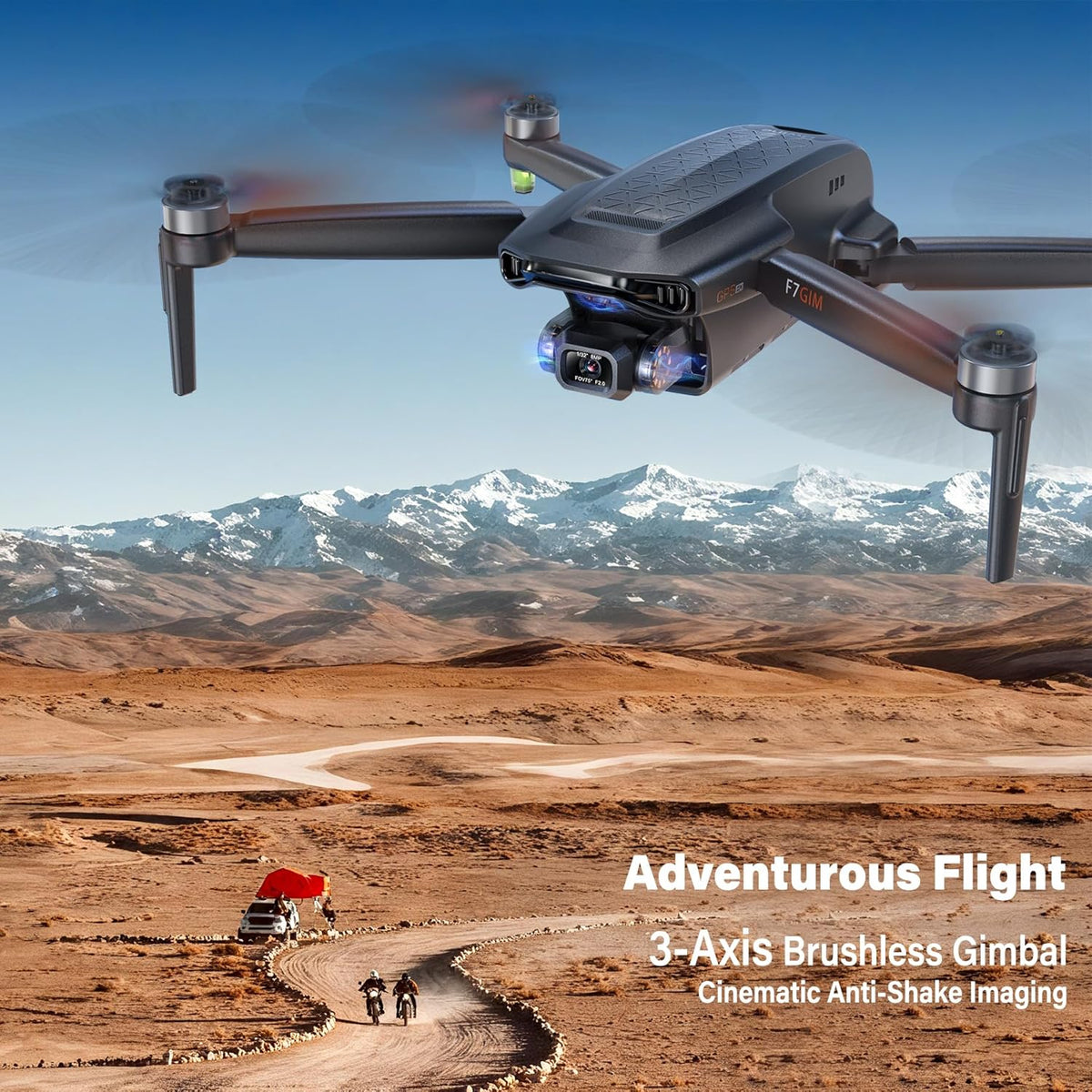 Adult-specific camera drone with 4K UHD aerial photography 3-axis gimbal 10000-foot control