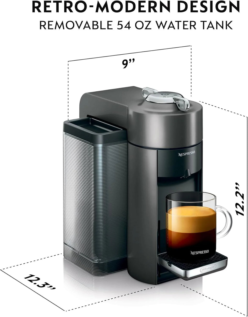 Nespresso De'Longhi Vertuo Coffee and Espresso Machine