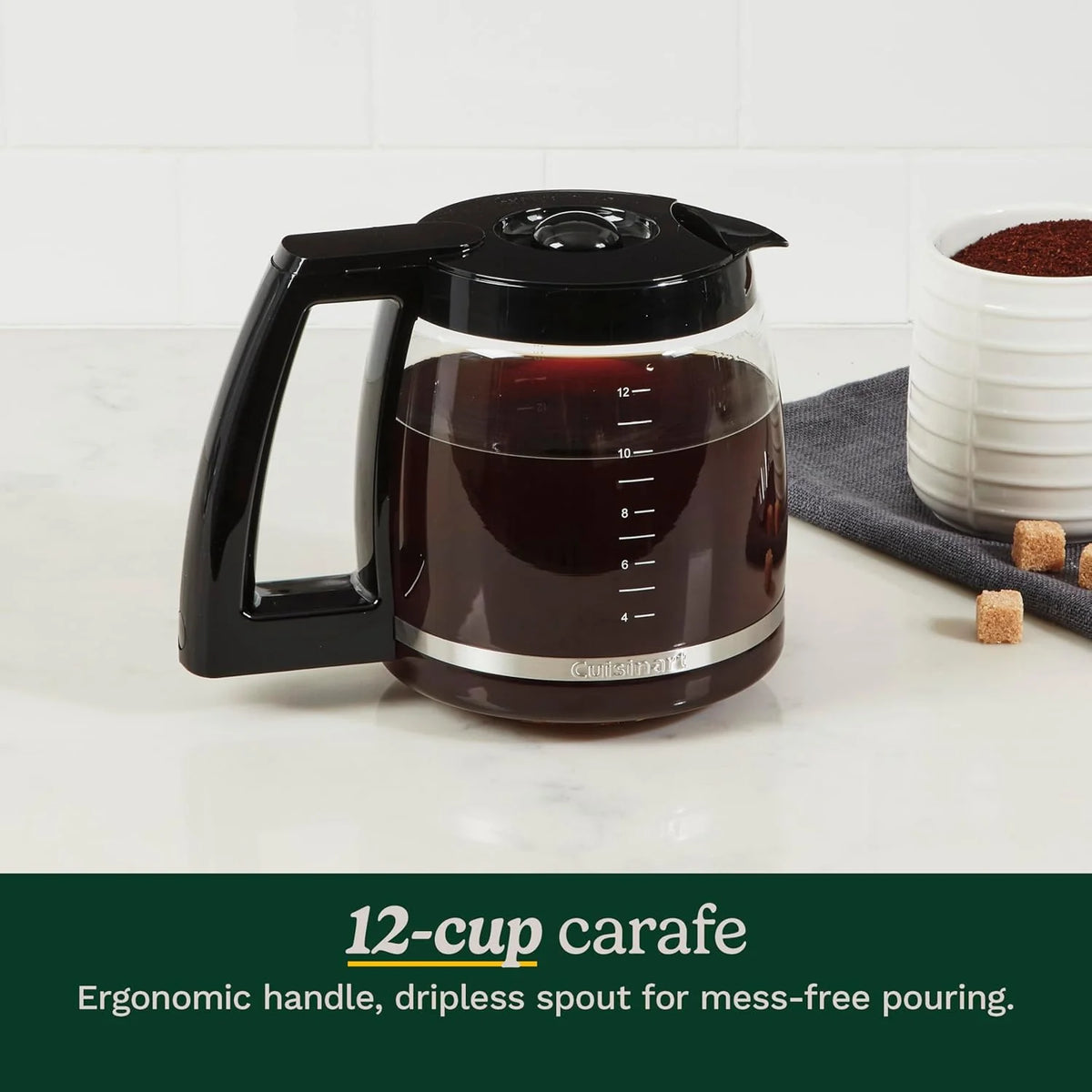 DCC-1200P1 12-Cup Programmable Coffeemaker Coffee Maker, Carafe