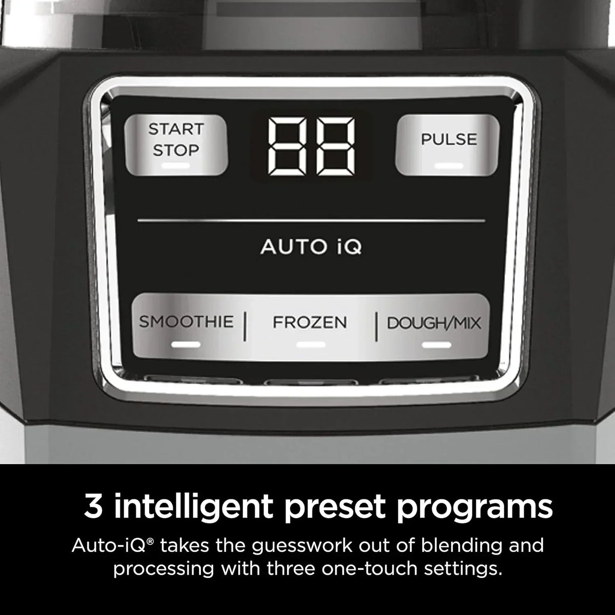 Ninja Blender Compact Kitchen System for Smoothies Doughs and Frozen Drinks with Auto-IQ