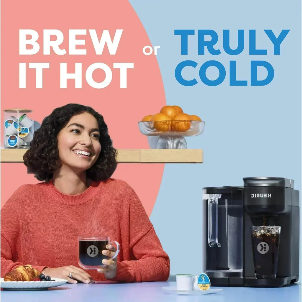 K-Brew+Chill Iced and Hot Single-Cup Coffee Maker with 70-ounce Removable Water Tank