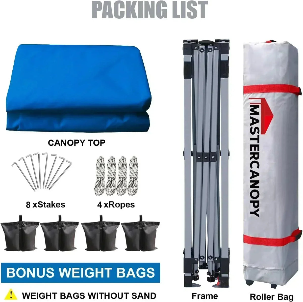 Durable Pop-up Canopy Tent with Roller Bag (10x10 Black)