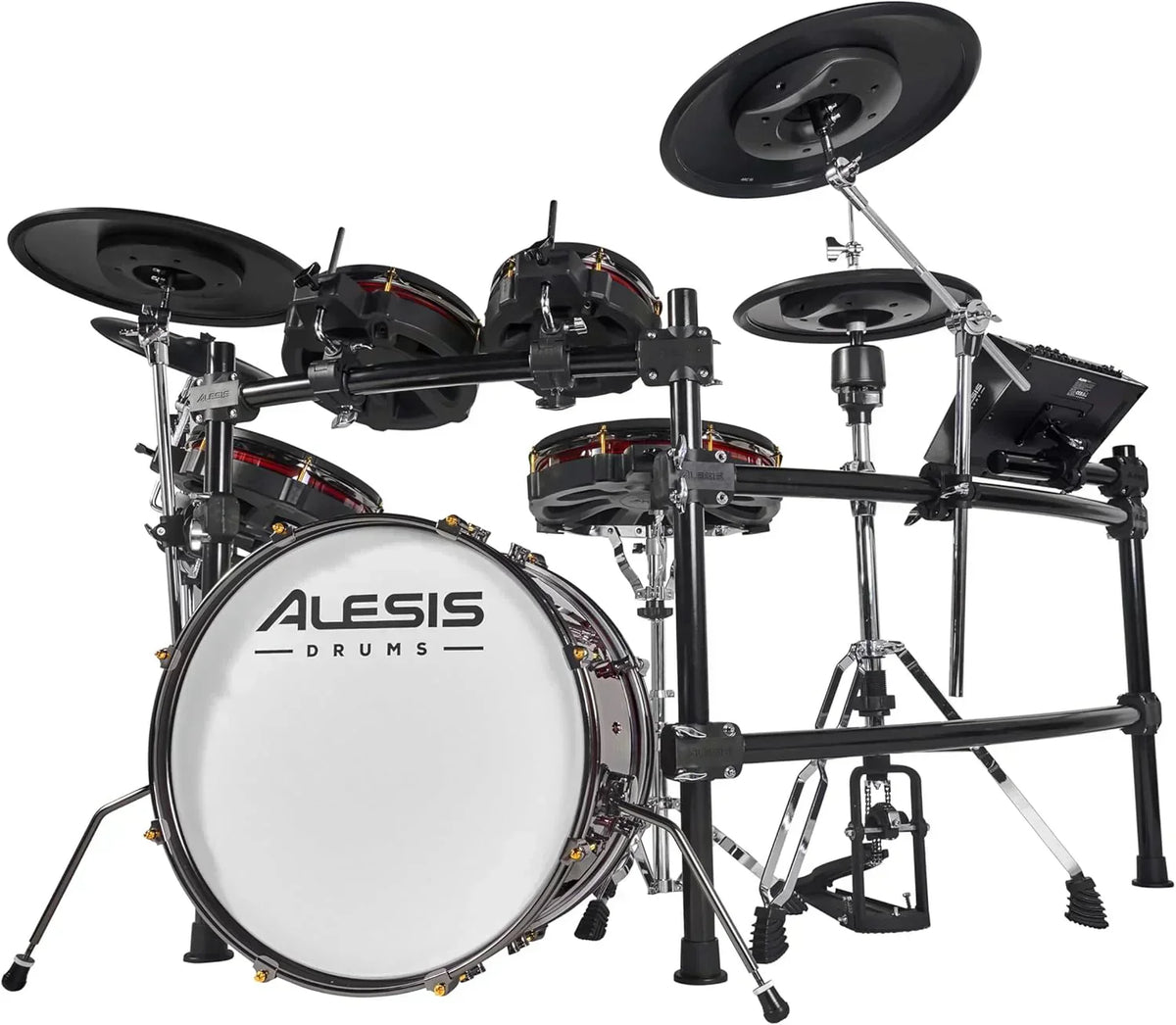 Alison Strata Prime Electronic Drum Set with Touch Screen Dual Area Grid Head