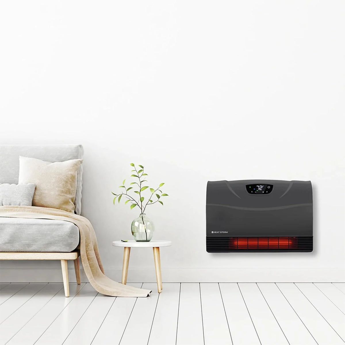 Heat Storm HS-1500-PHX-WIFI Infrared Heater, Wifi Wall Mounted