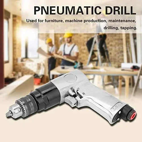High Speed Pneumatic Air Drill Reversible 3 8 Inch 1700 RPM