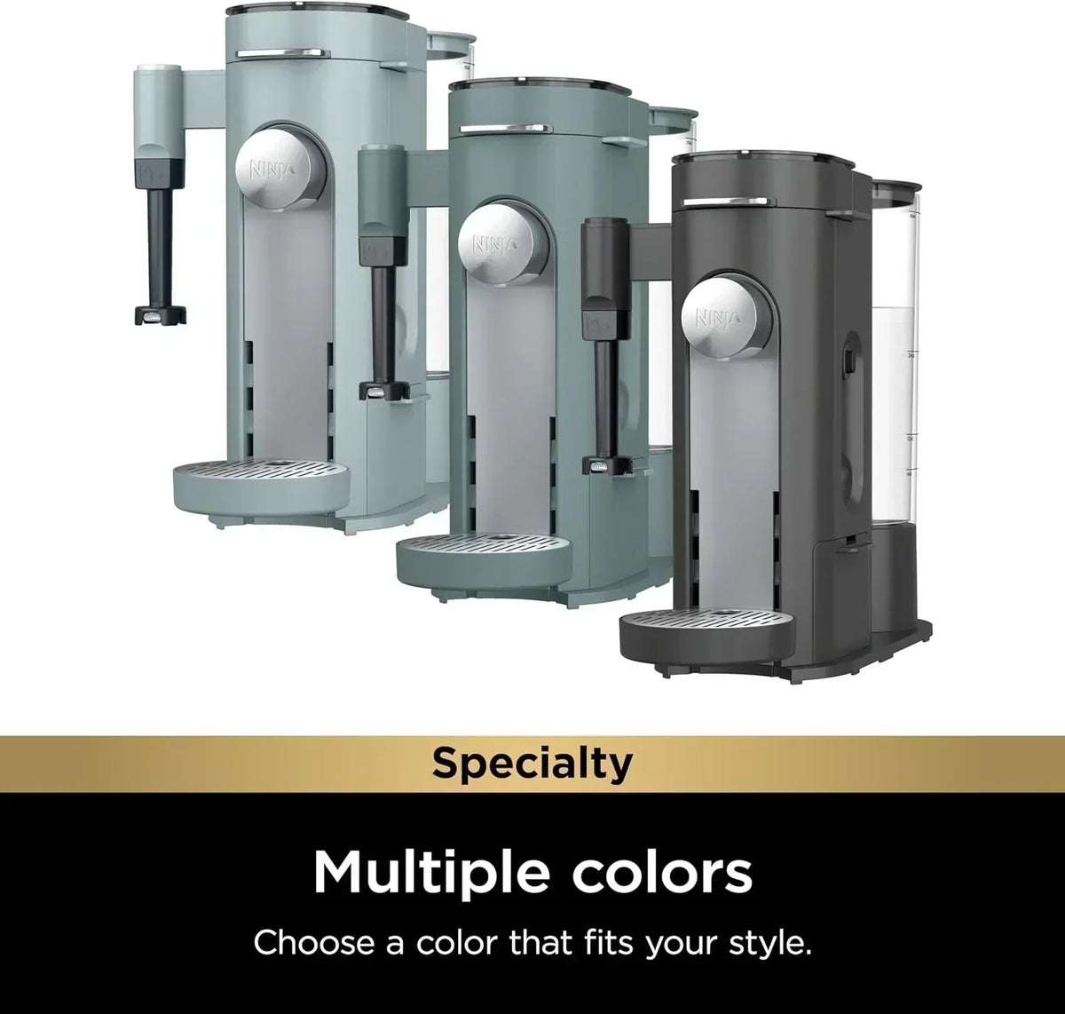 Ninja Coffee Maker Single Cup Brews with pods and grounds K-Cup compatible 4 brewing methods