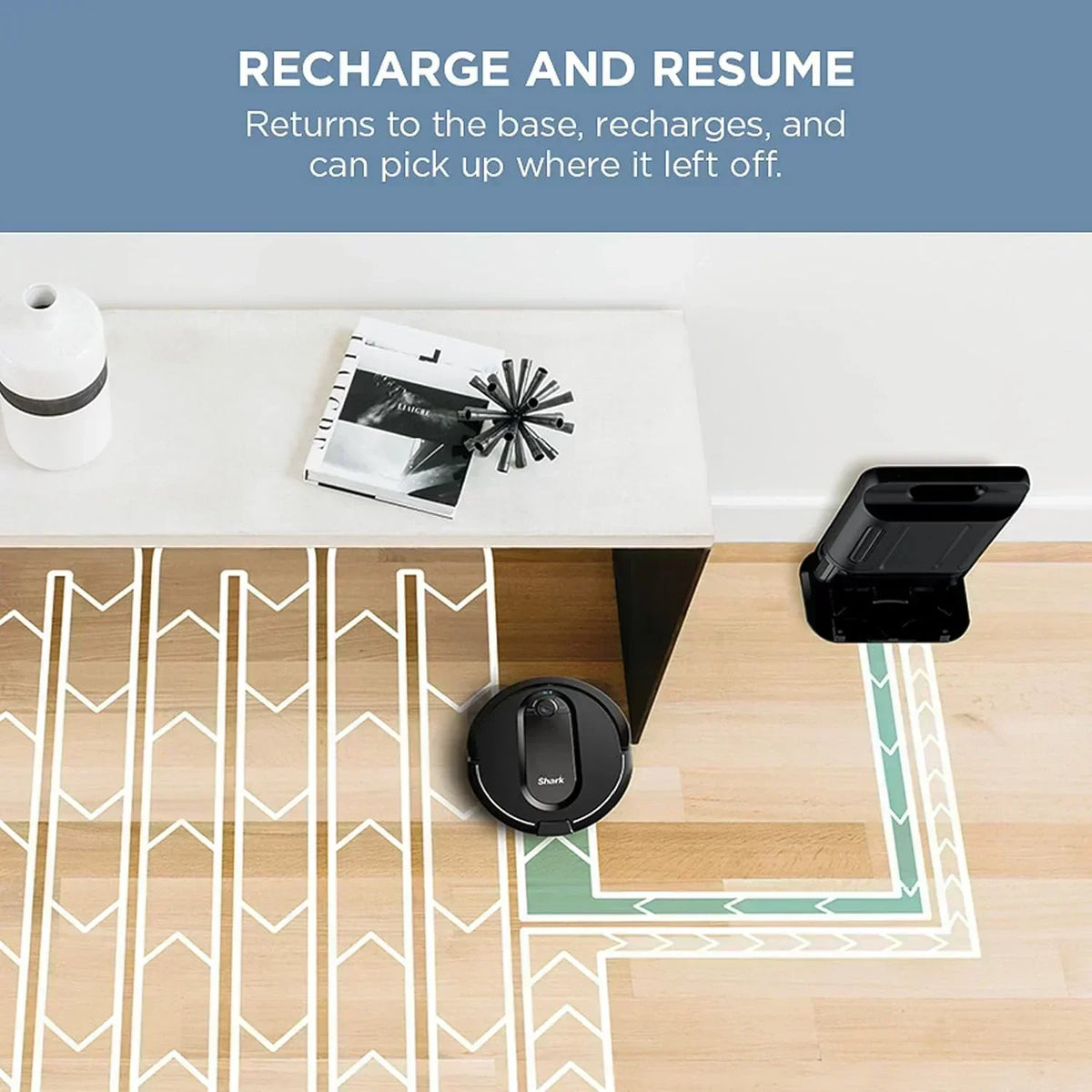 Robot Vacuum & Mop Combo Powerful Suction Matrix Plus 60-Day Debris Capacity