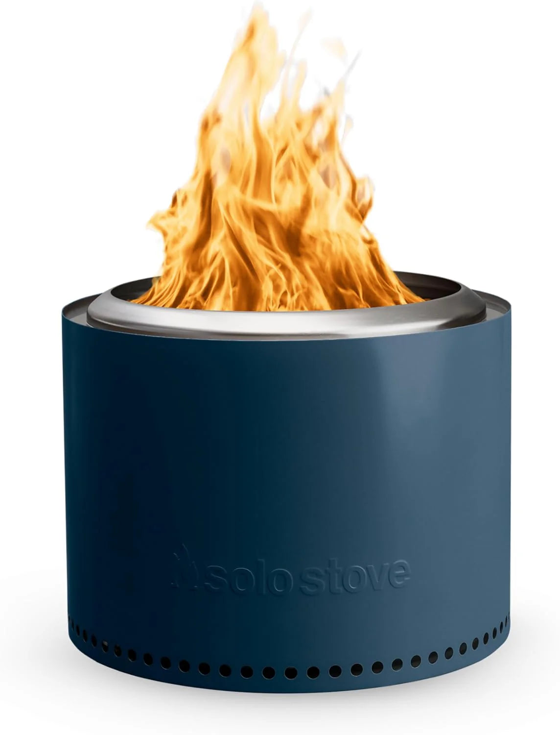 Solo Stove Bonfire 2.0 with Stand, 19.5 Inch Smokeless Fire Pit with Removable Ash Pan - Portable Outdoor Fire Pit - Stainless Steel Wood Burning Fireplace, Ideal for 4-6 People, 21.75 lbs