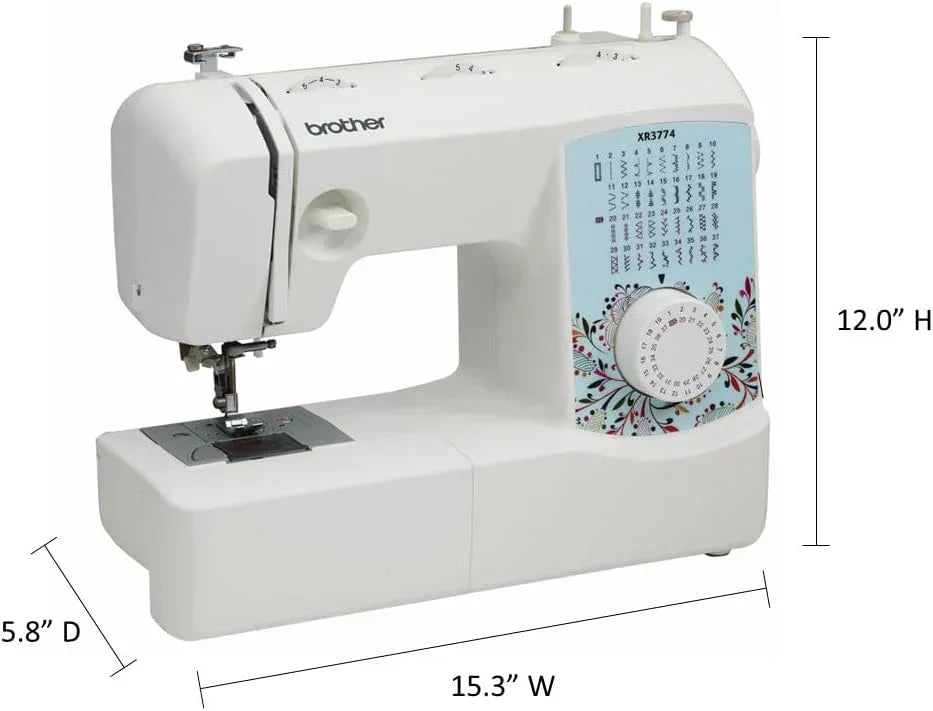 Sewing and Quilting Machine XR3774 37 Built-in Stitches Includes 8 Sewing Feet