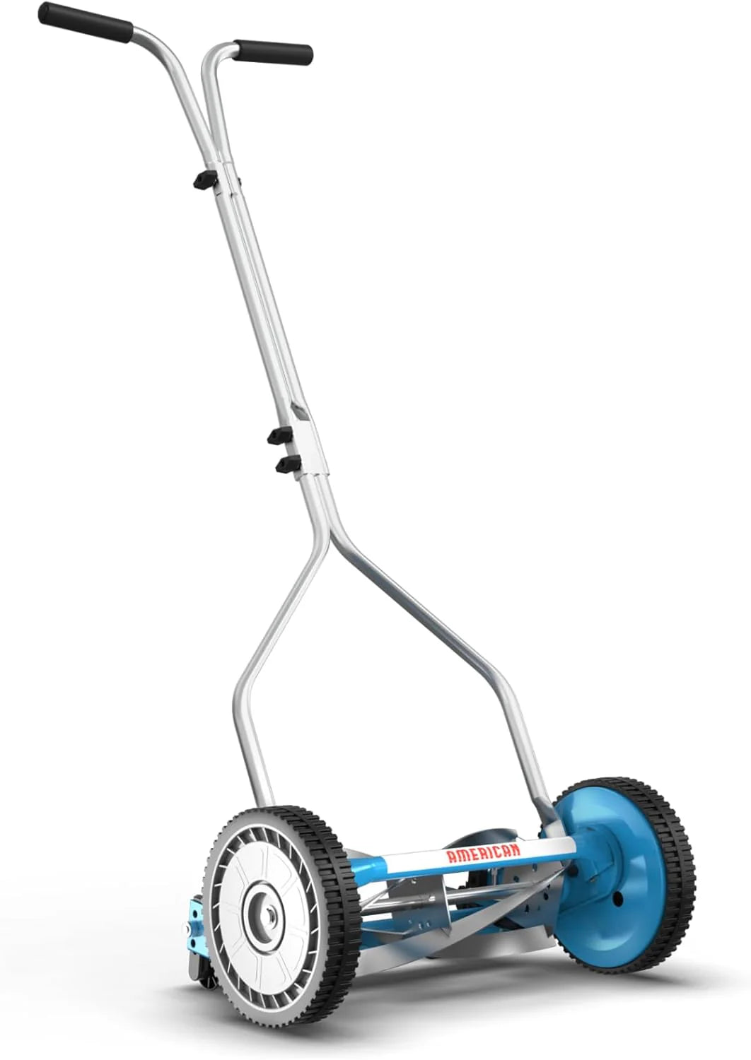 American Lawn Mower Company 1204-14 14-Inch 4-Blade Push Reel Lawn Mower, Red