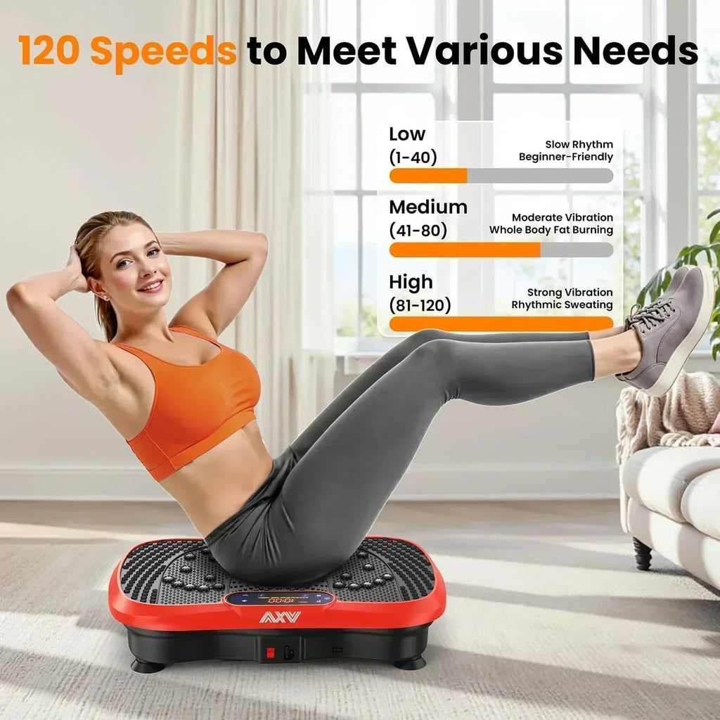AXV Vibration Plate Fitness Platform Trainer Suitable for men and women to lose weight