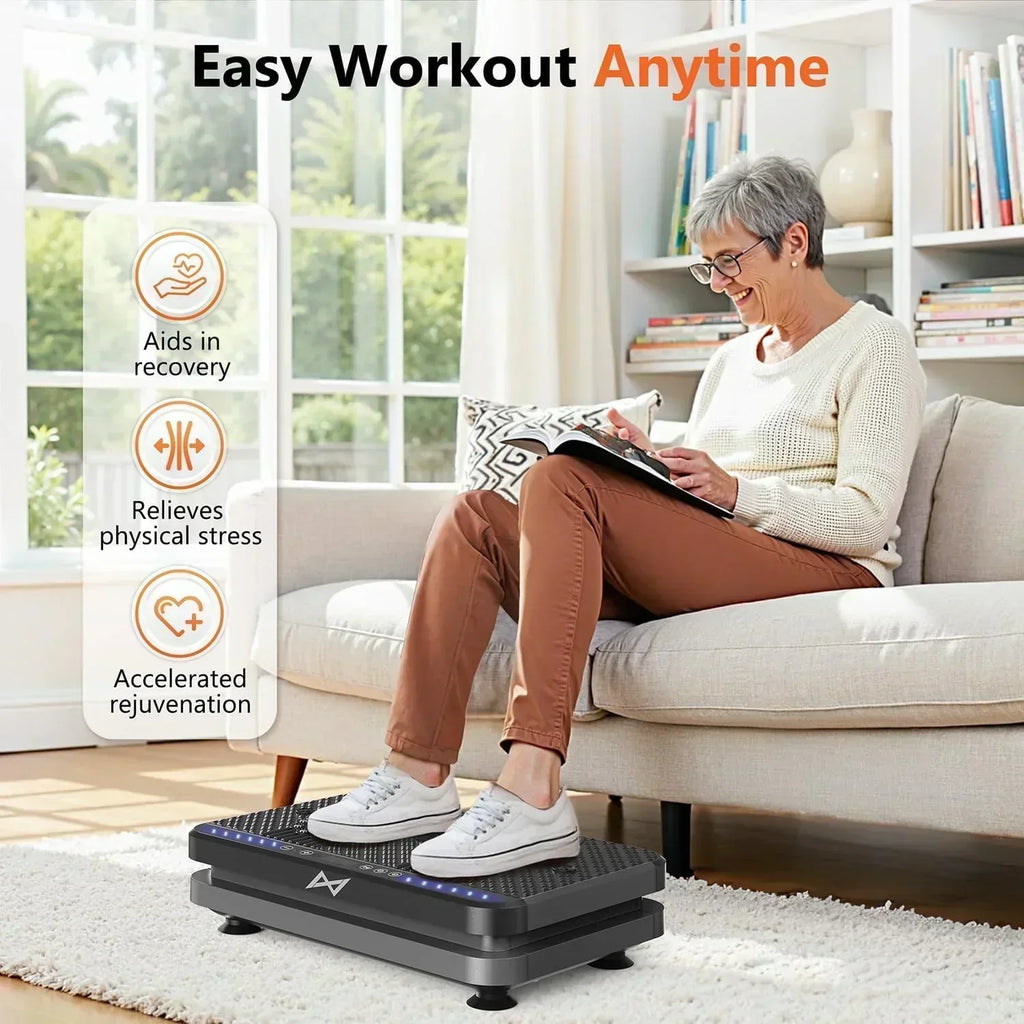 AXV Vibration Plate Fitness Platform Trainer Suitable for men and women to lose weight