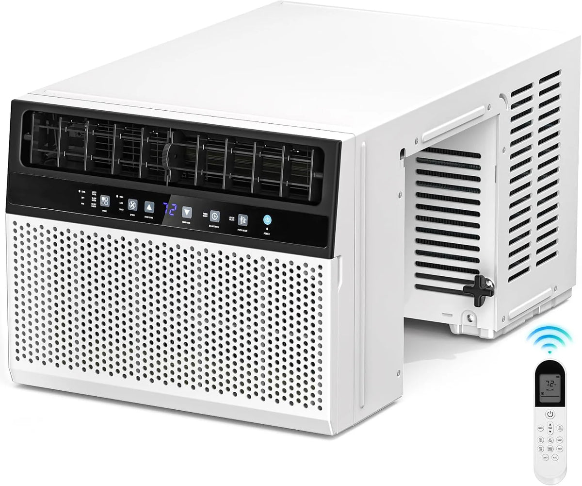 Antarctic Star 12,000 BTU U-Shaped Window Air Conditioner Unit Cools up to 550 Sq.Ft. with 6 Modes 24H Timer, Ultra Quiet Window AC Units