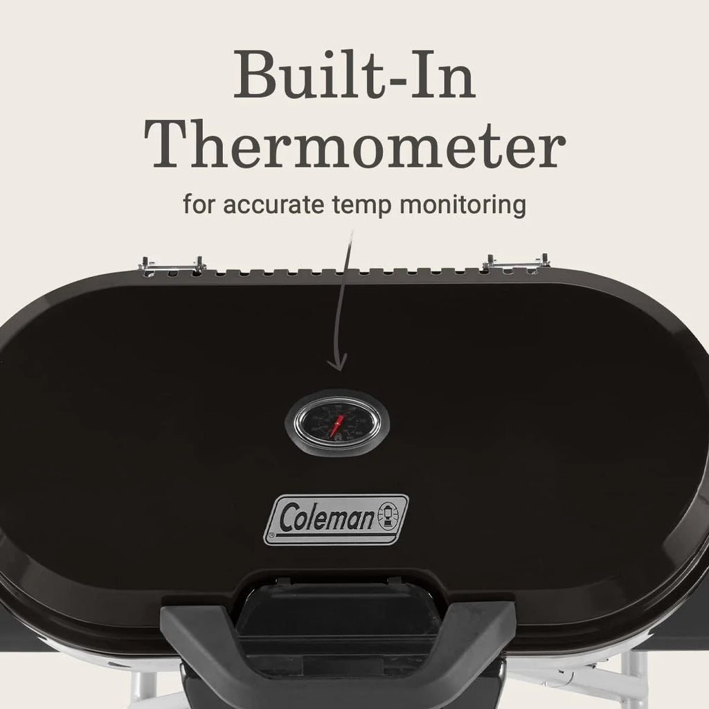 RoadTrip 285 Portable Stand-Up Propane Grill with 3 Adjustable Burners & Instastart Ignition, 20,000 BTUs of Power for Outdoor Cooking, Camping, Tailgating, Grilling, BBQs, & More