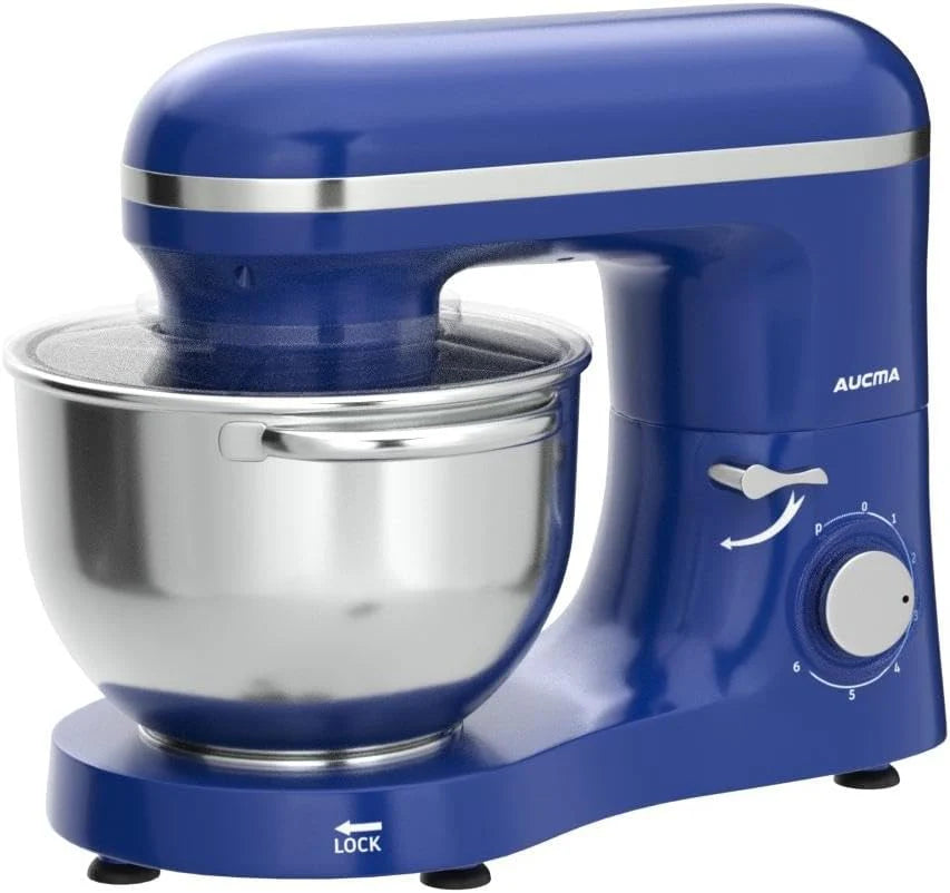 Aucma Stand Mixer,6.5-QT 660W 6-Speed Tilt-Head Food Mixer, Kitchen Electric Mixer with Dough Hook