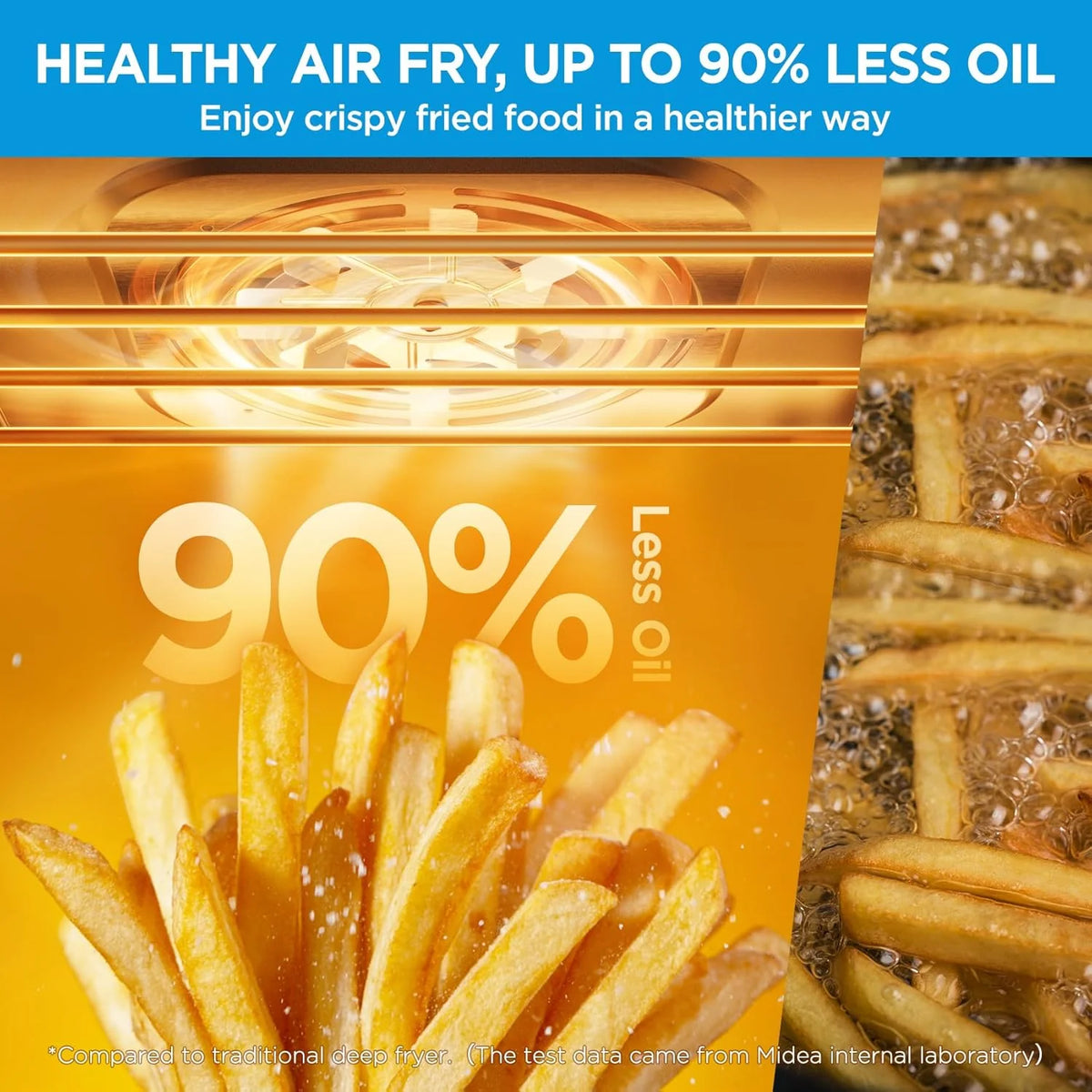 Flexify French Door Toaster Oven Air Fryer Combo 26.4 QT Extra Large Air Fryer Countertop