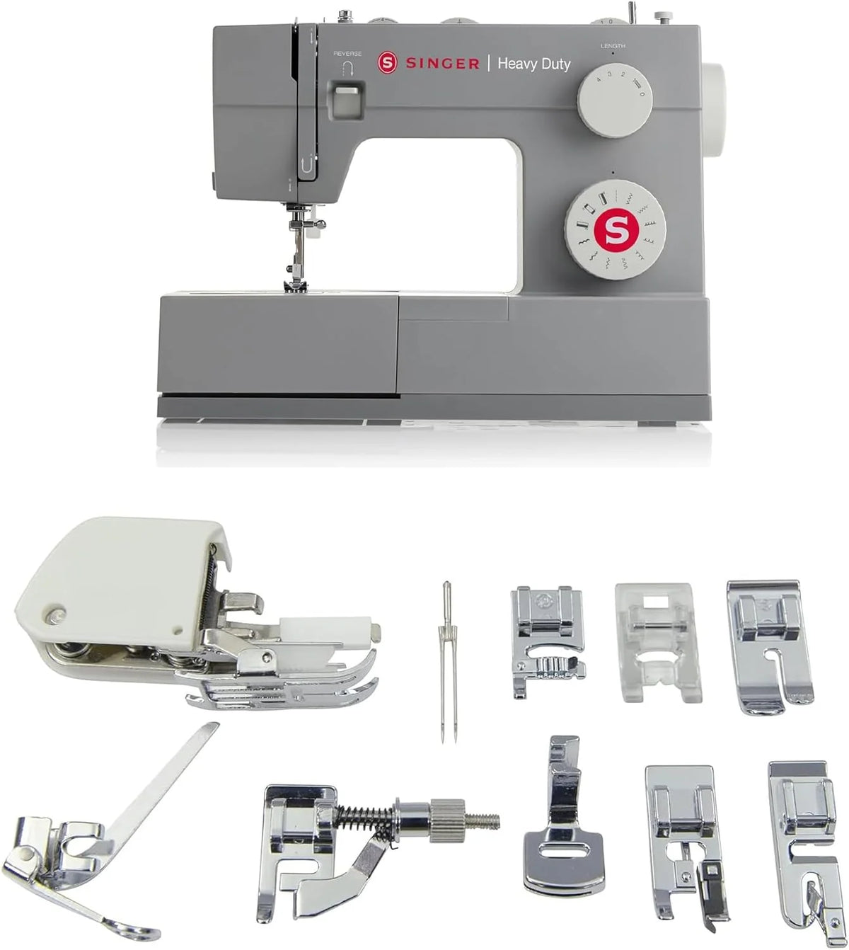 SINGER 4411 Heavy Duty Pink Sewing Machine with Accessories | | High Speed