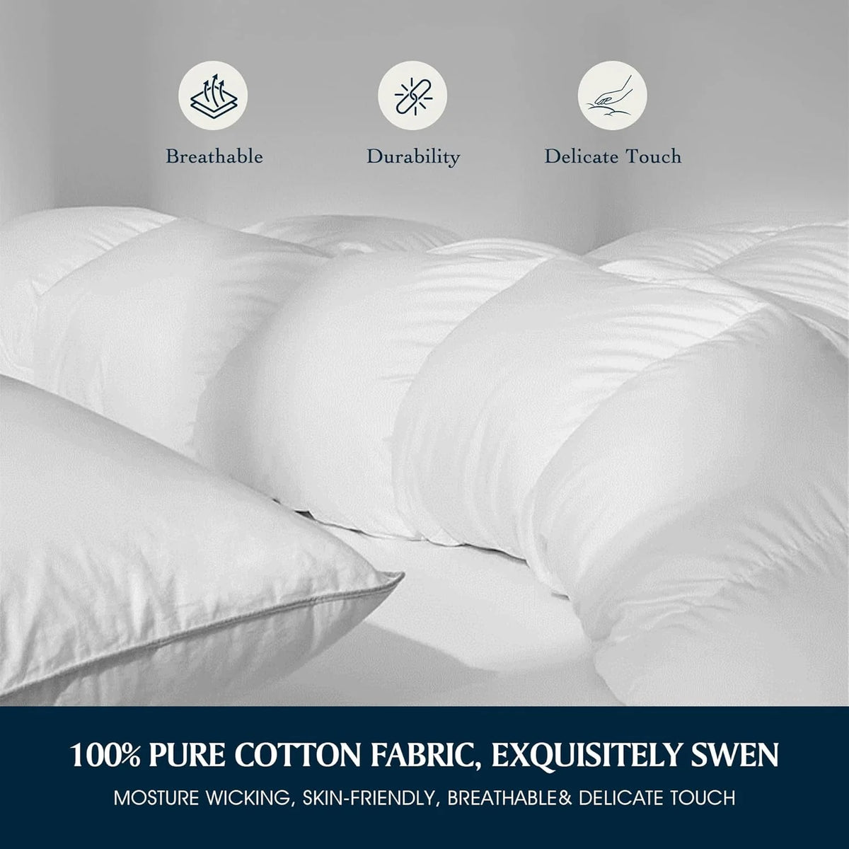 Luxury hypoallergenic duvet