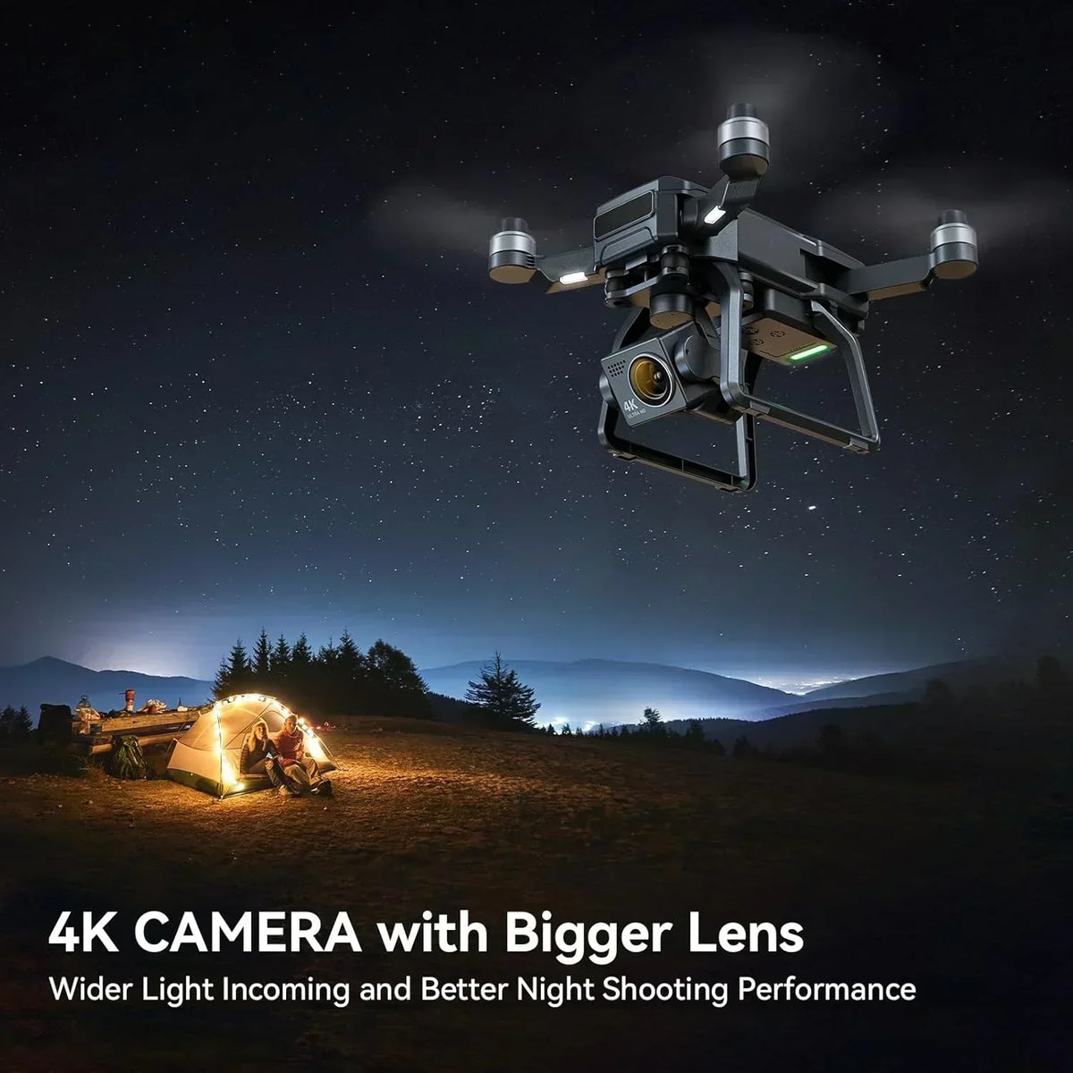 Adult-specific camera drone with 4K UHD aerial photography 3-axis gimbal 10000-foot control
