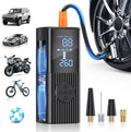 Tire Inflator Portable Air Compressor, 180PSI Portable Air Compressor with with LED Light, 25000mAh & 3X Faster Inflation Air Pump for Car, Bike, Motorcycle, Ball and more