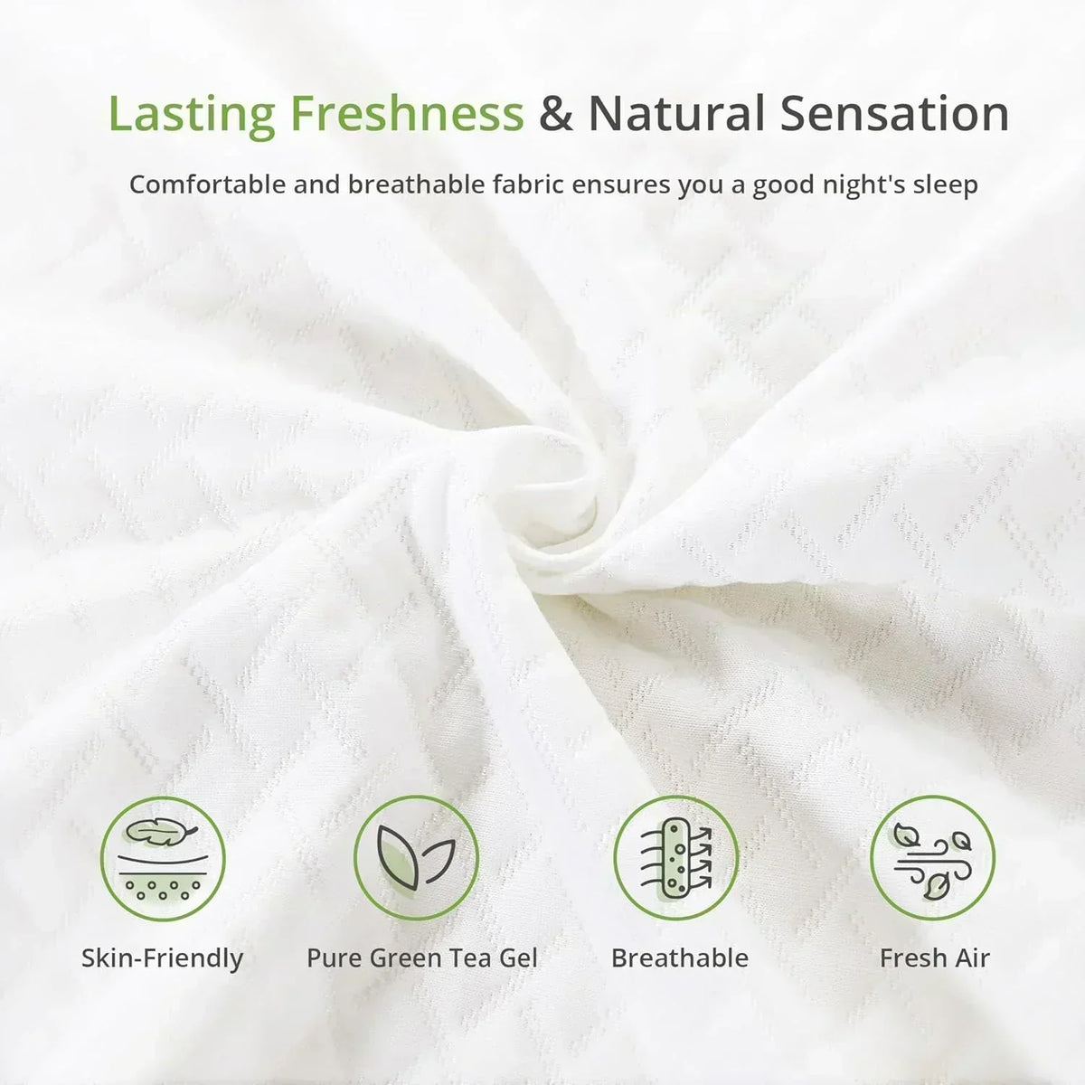 8-inch double mattress with memory foam for medium firm support
