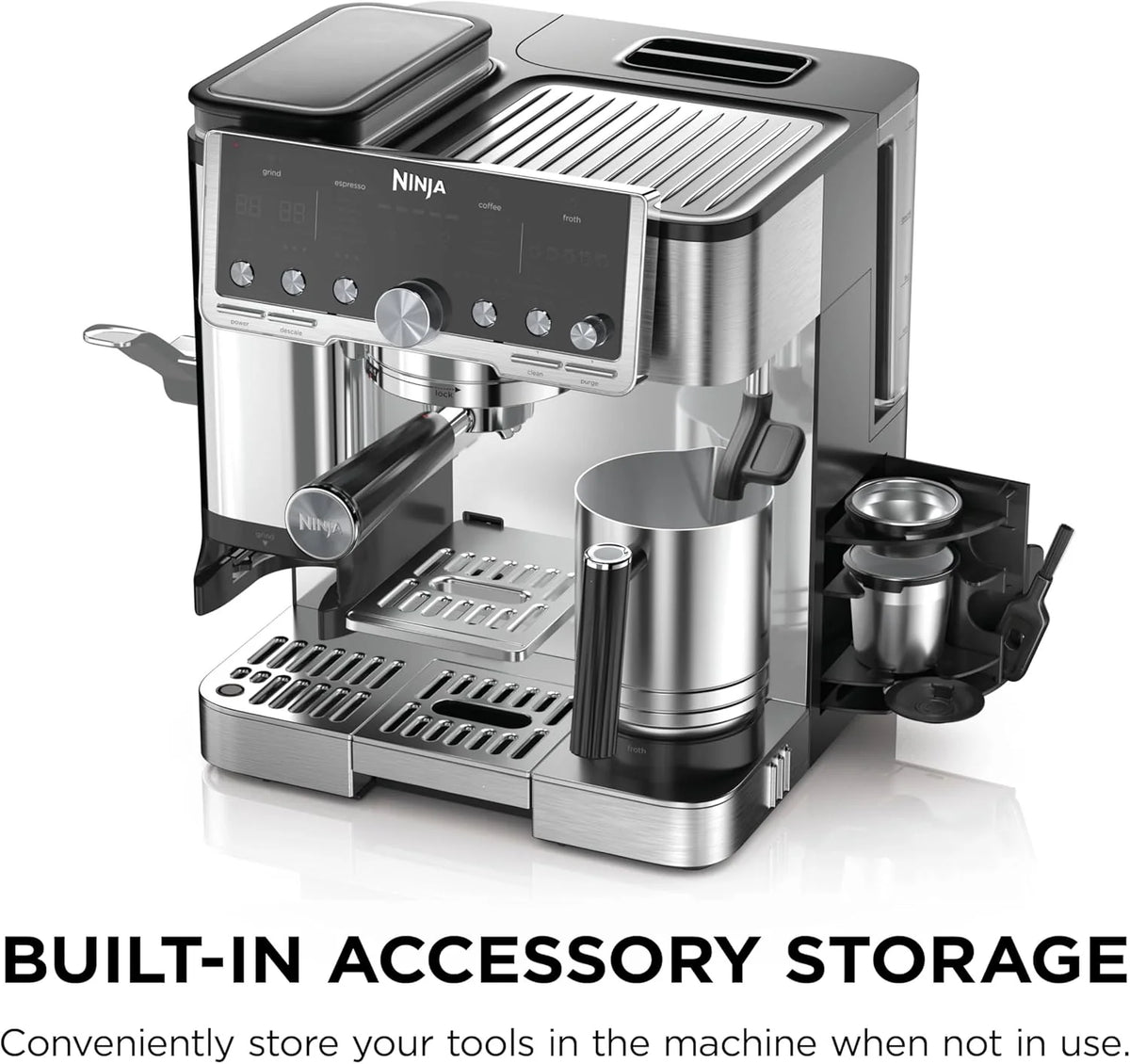 Ninja Luxe Café Pro Series, Espresso Machine, Drip Coffee, Cold Brew
