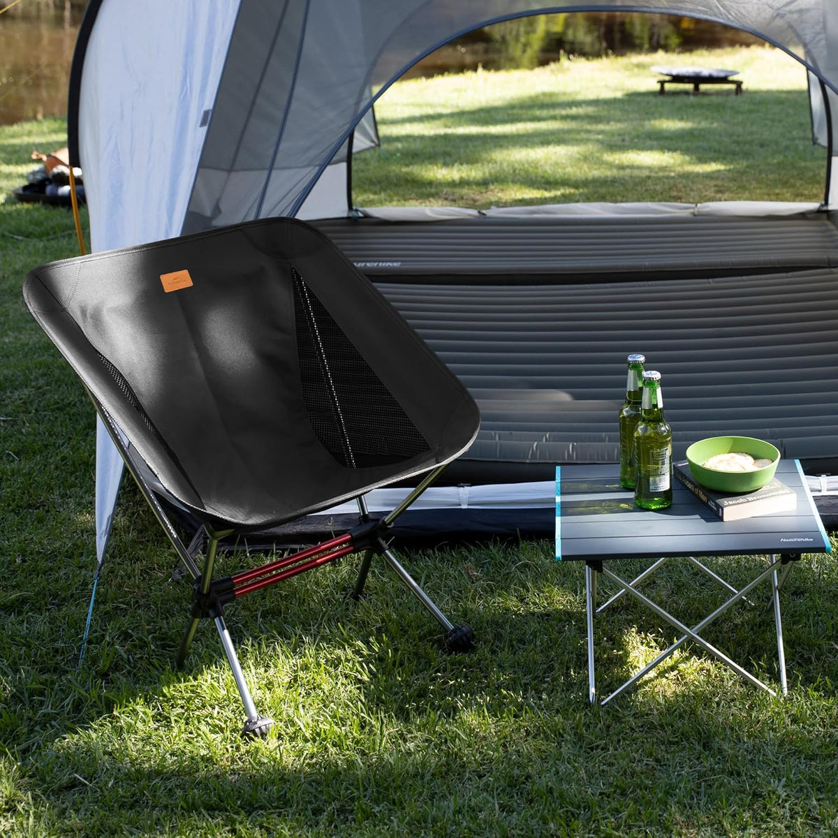 Ultralight Camping Chair 2.12 lbs Portable Backpacking Chair Folding Hiking Chair