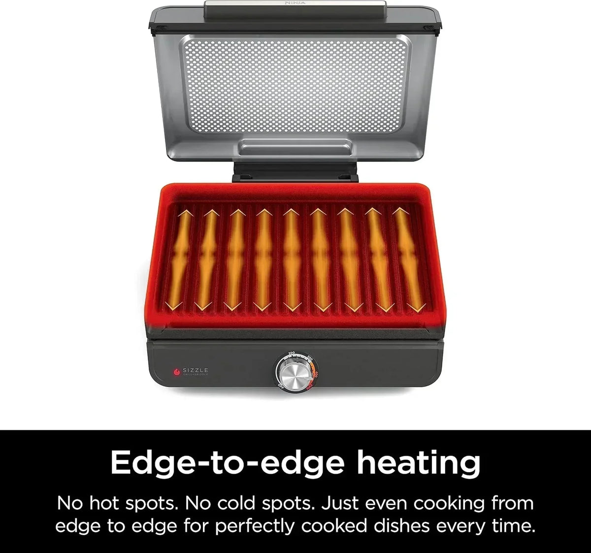 Griddle and Indoor Grill Electric Grill For Steak Burgers Salmon Veggies and More Pancake Griddle