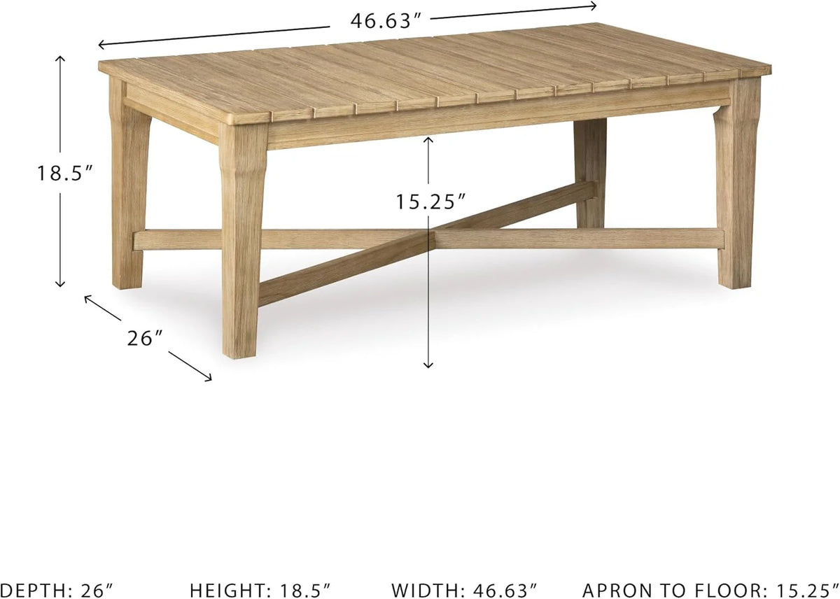 Coastal view outdoor terrace eucalyptus sofa