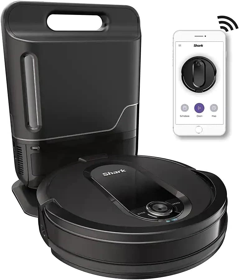 Robot Vacuum & Mop Combo, Powerful Suction, Matrix Plus, 60-Day Debris Capacity, HEPA Bagless Self Empty Base, Sonic Mopping, Home Mapping for Pet Hair - Carpets & Hardfloor, AV2610WA