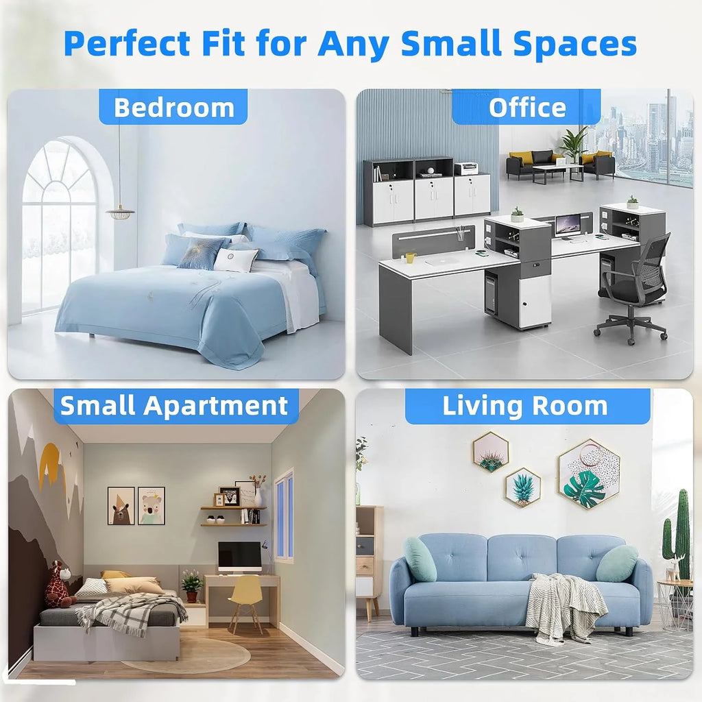 Antarctic Star 12,000 BTU U-Shaped Window Air Conditioner Unit Cools up to 550 Sq.Ft. with 6 Modes 24H Timer, Ultra Quiet Window AC Units