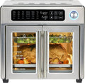 Extra Large French Door Air Fryer Toaster Oven Combo 24 Cooking Functions and Digital Controls