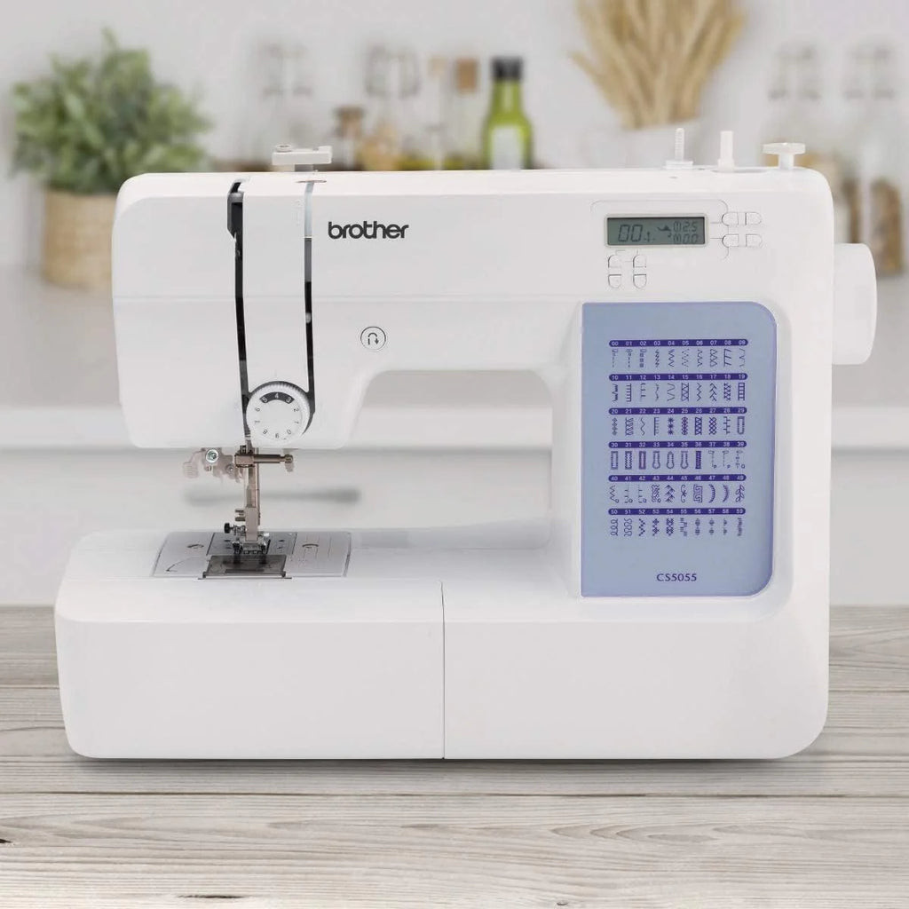 Brother CS5055 computerized sewing machine, 60 built-in stitches, LCD display
