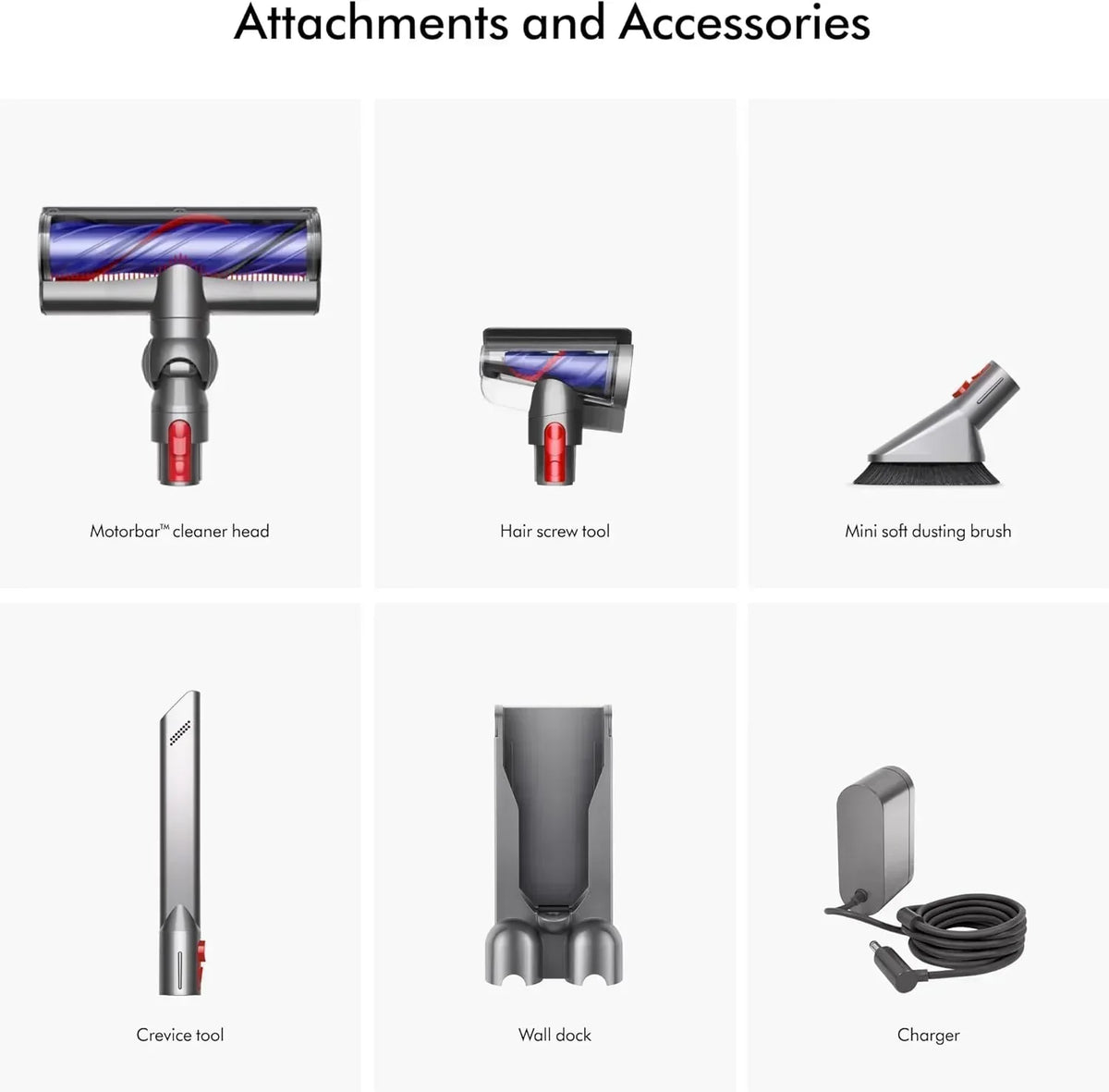 Cordless vacuum cleaner silver/nickel