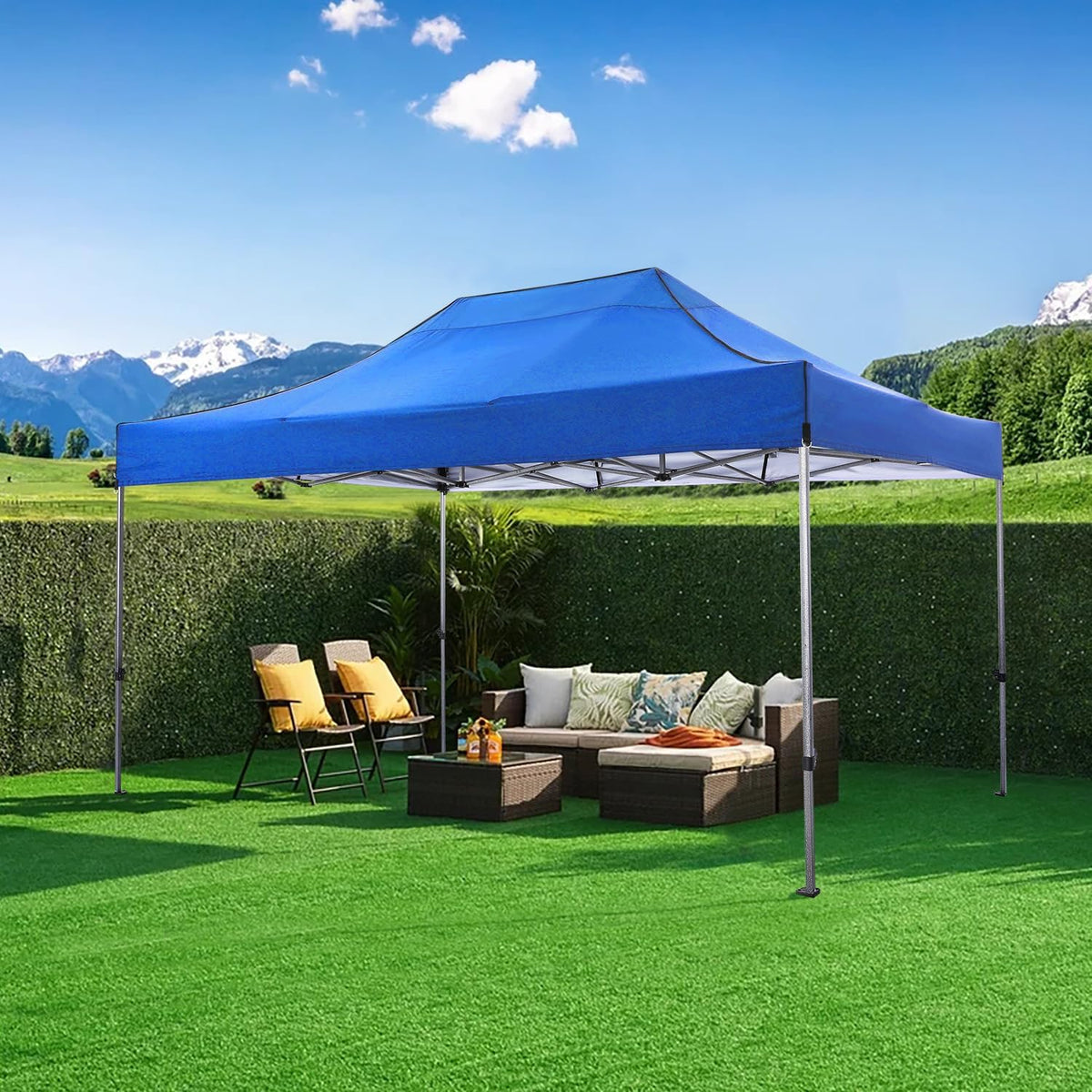 COBIZI 10x20 Heavy Duty Pop up Canopy Tent 6 sidewalls Commercial Canopy Wedding Party Tents