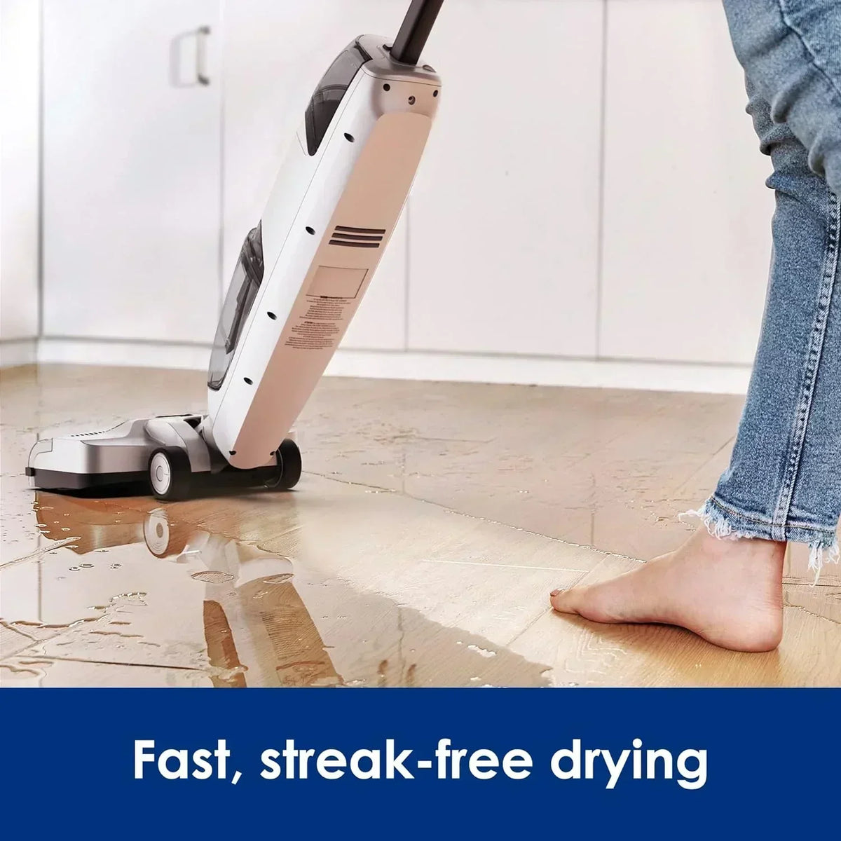 Wet Dry Vacuum Cordless Floor Cleaner and Mop One-Step Cleaning for Hard Floors