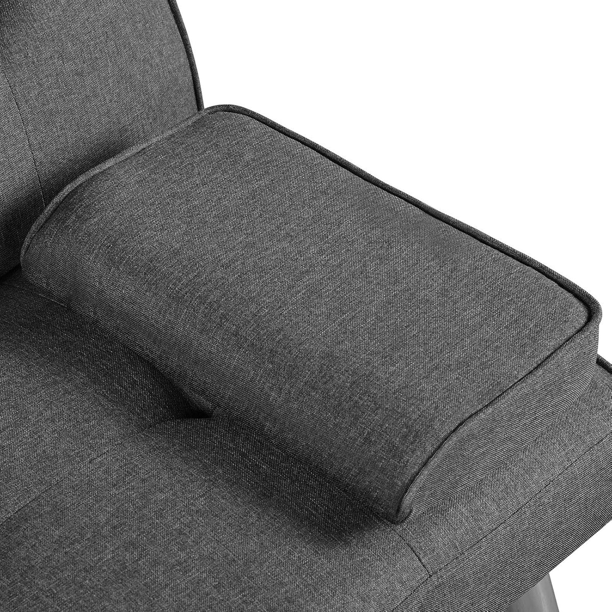 Convertible Sofa Bed Modern Imitation Leather Home Recliner Flip Double Sofa Folding Sofa Bed Guest Bed