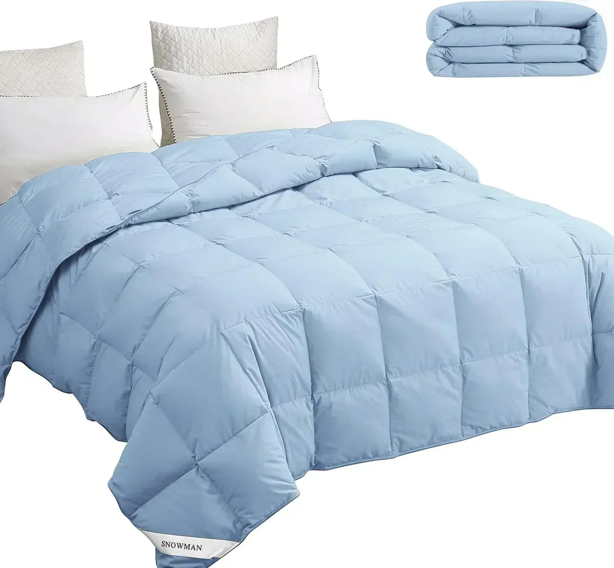 Premium Down Comforter 3D Baffle Box Design
