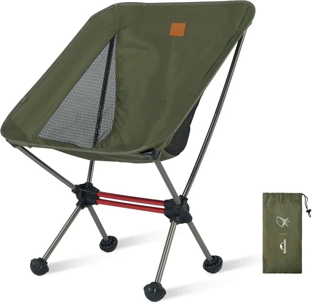 Ultralight Camping Chair 2.12 lbs Portable Backpacking Chair Folding Hiking Chair